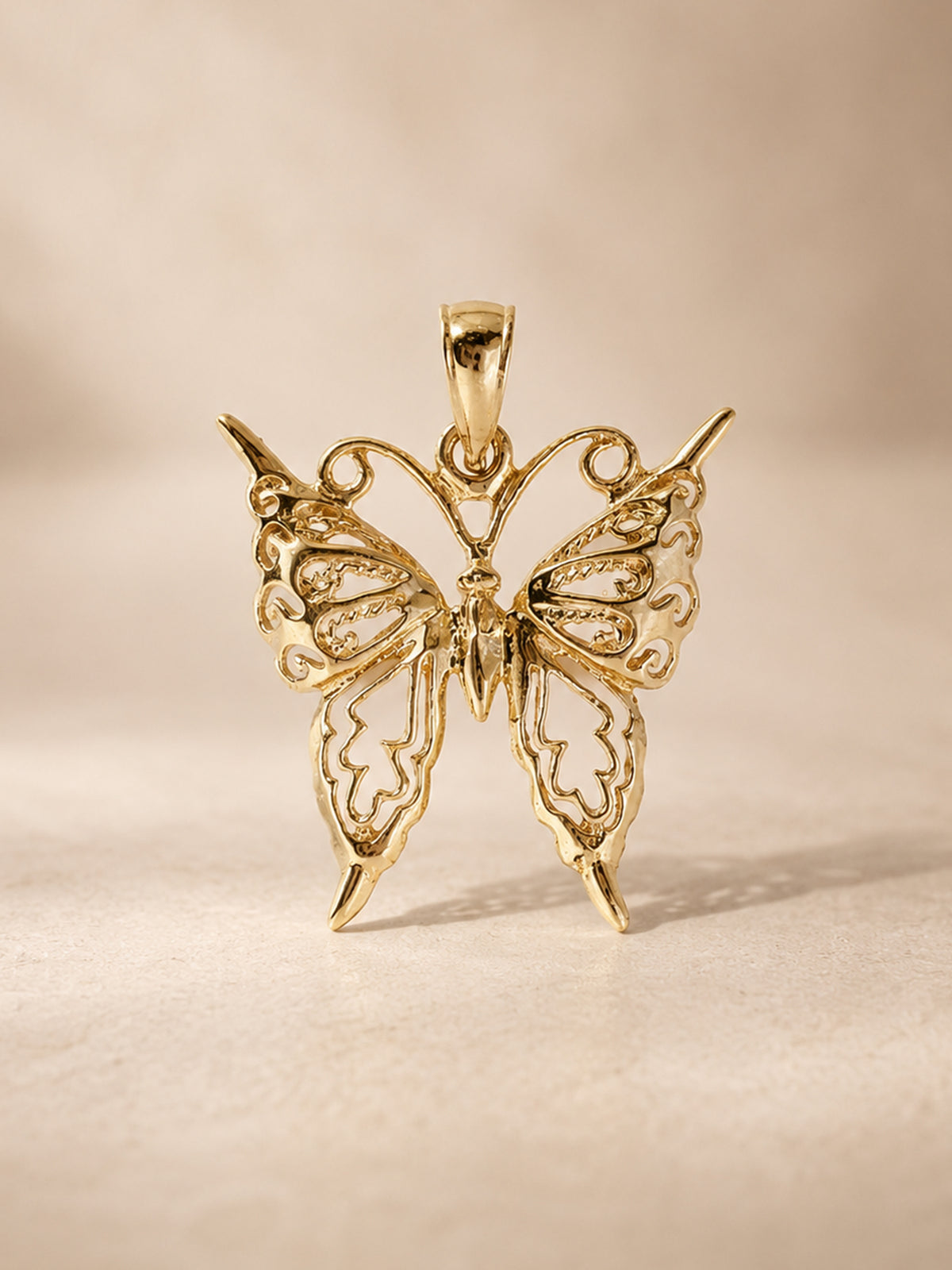 Gold Butterfly Necklace