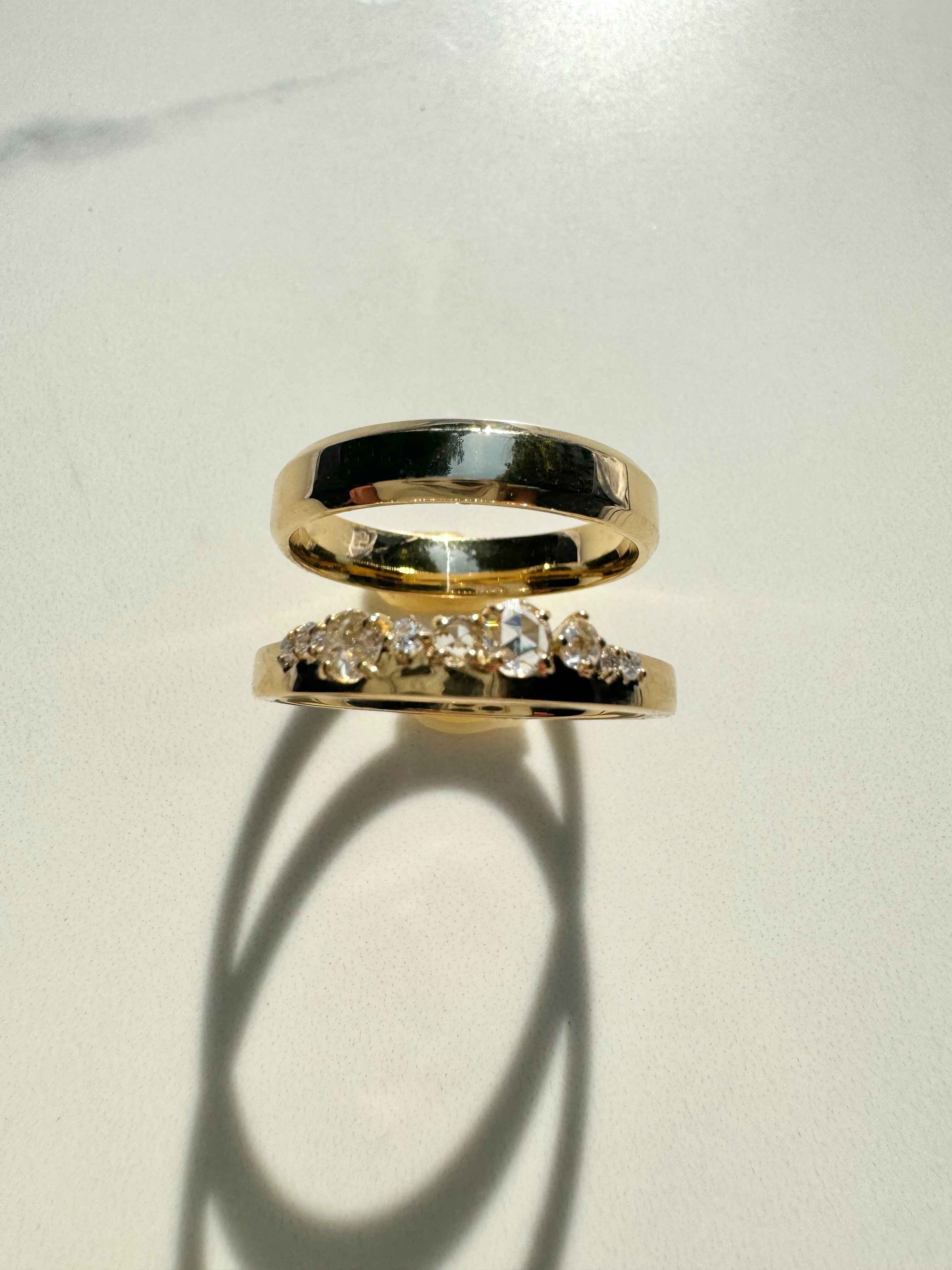 Yellow Gold Men's Wedding Band