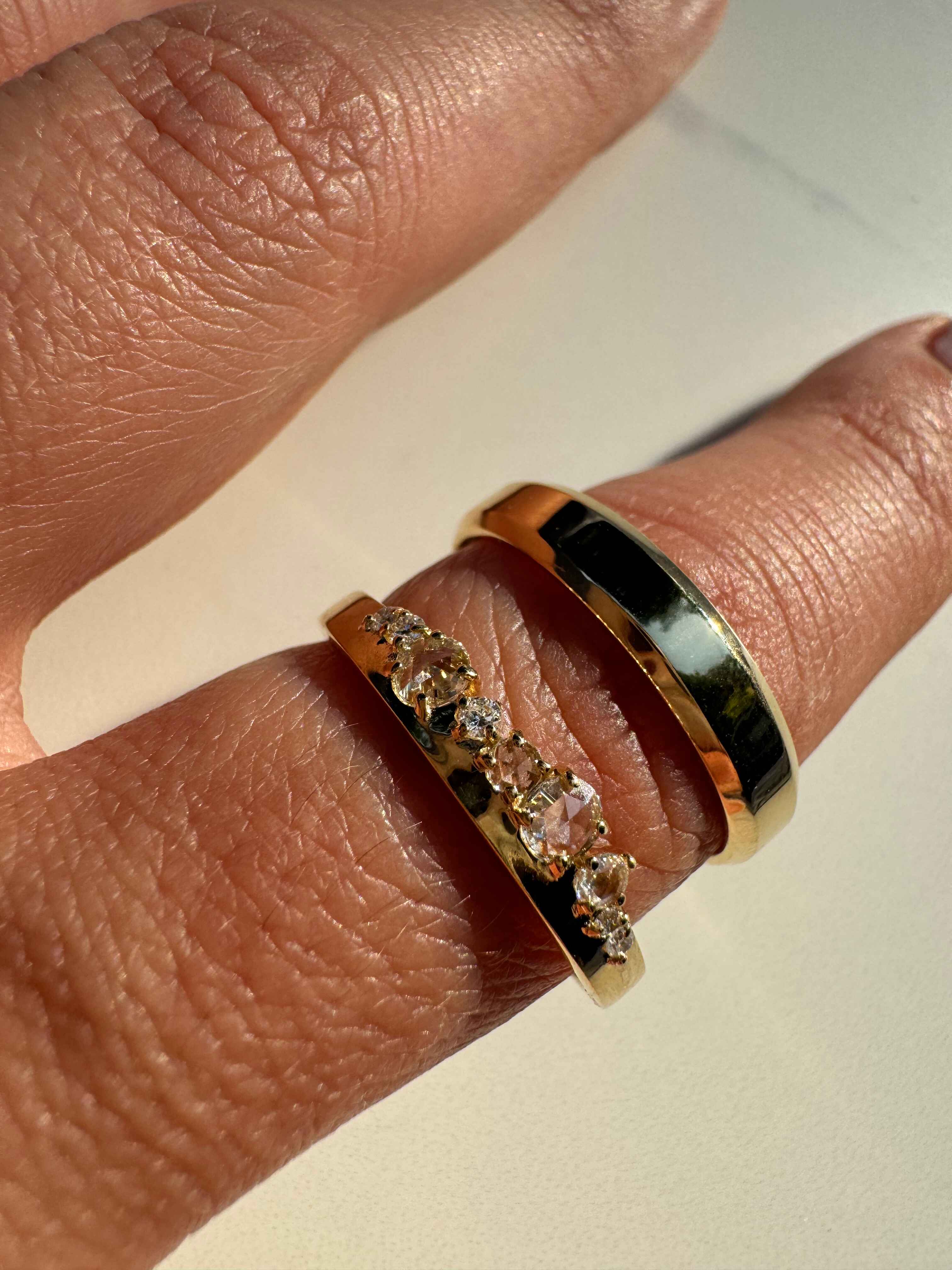 Moissanite Thinner Hayden Band