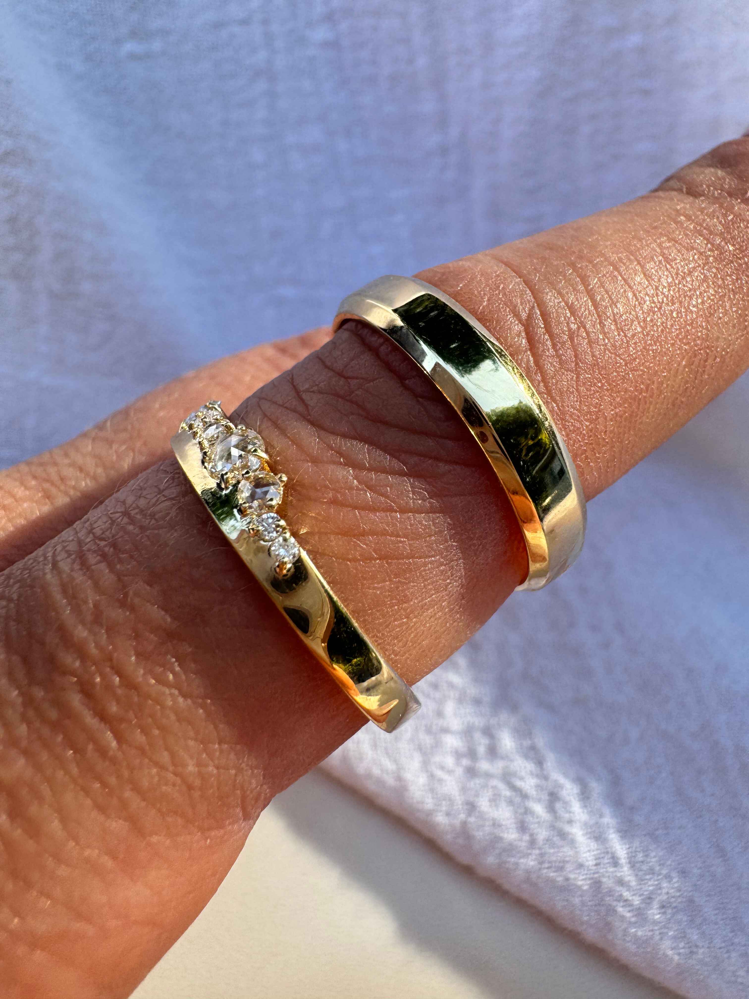 Yellow Gold Men's Wedding Band