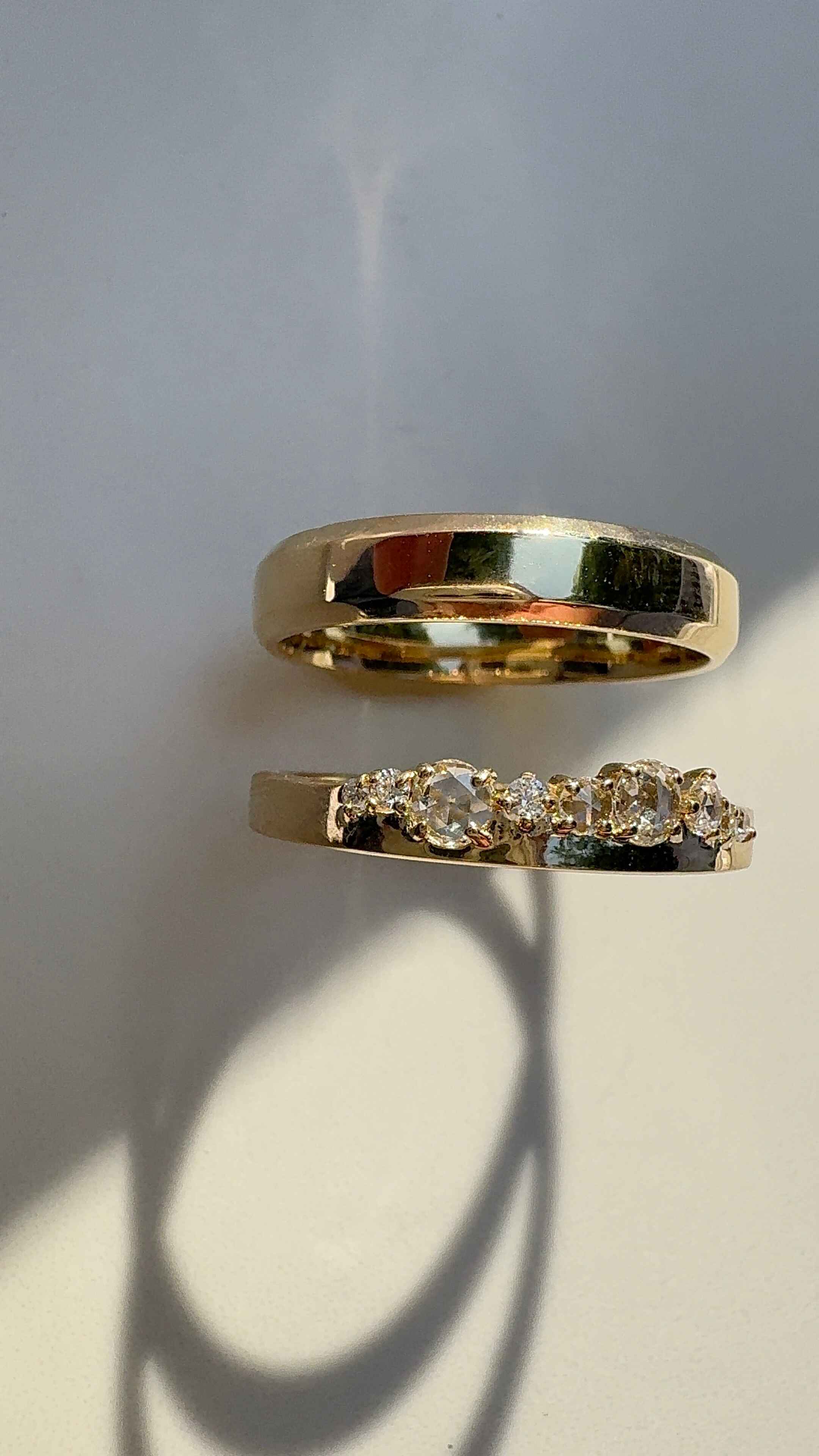 Yellow Gold Men's Wedding Band