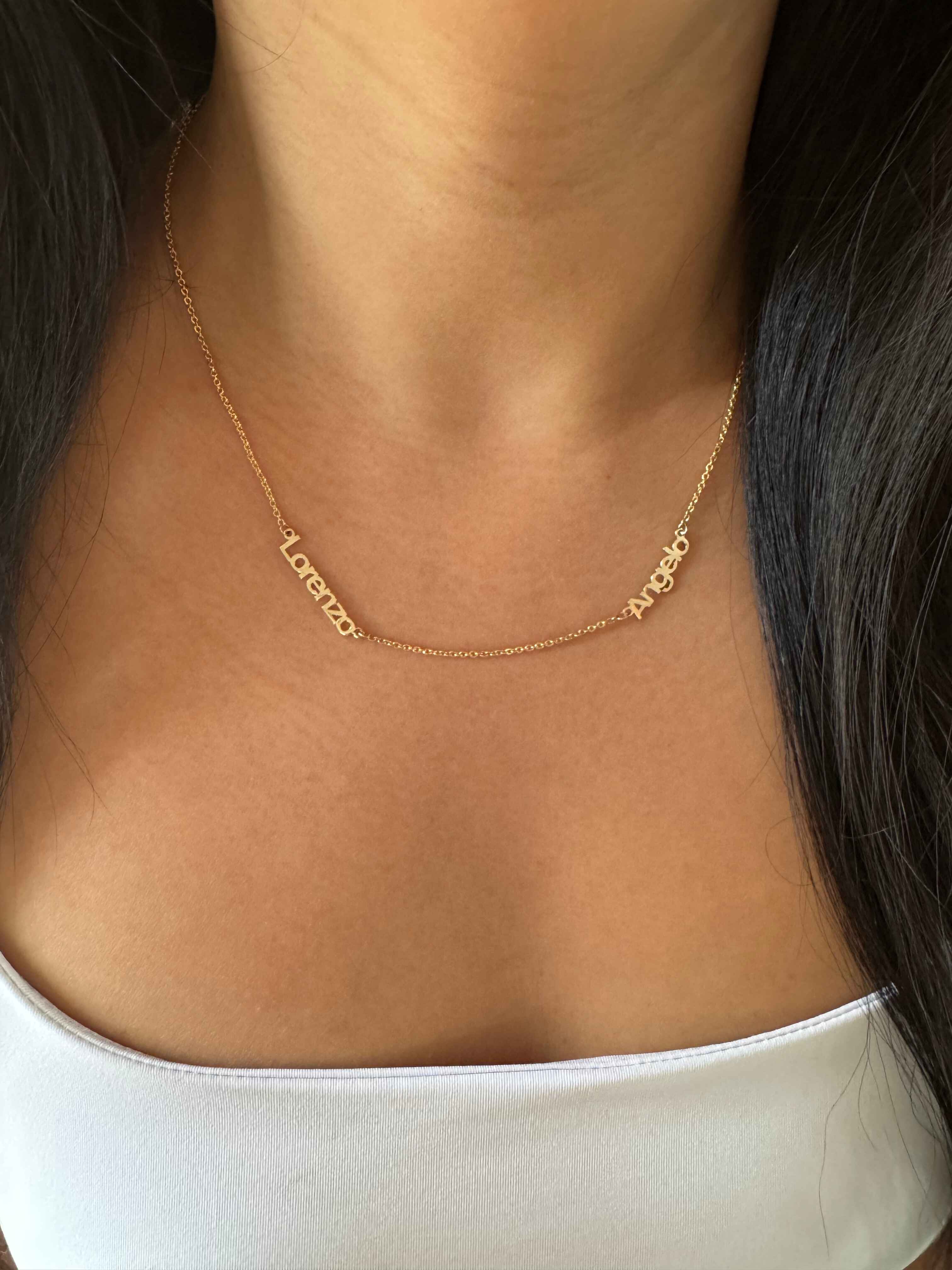 Two Name Necklace