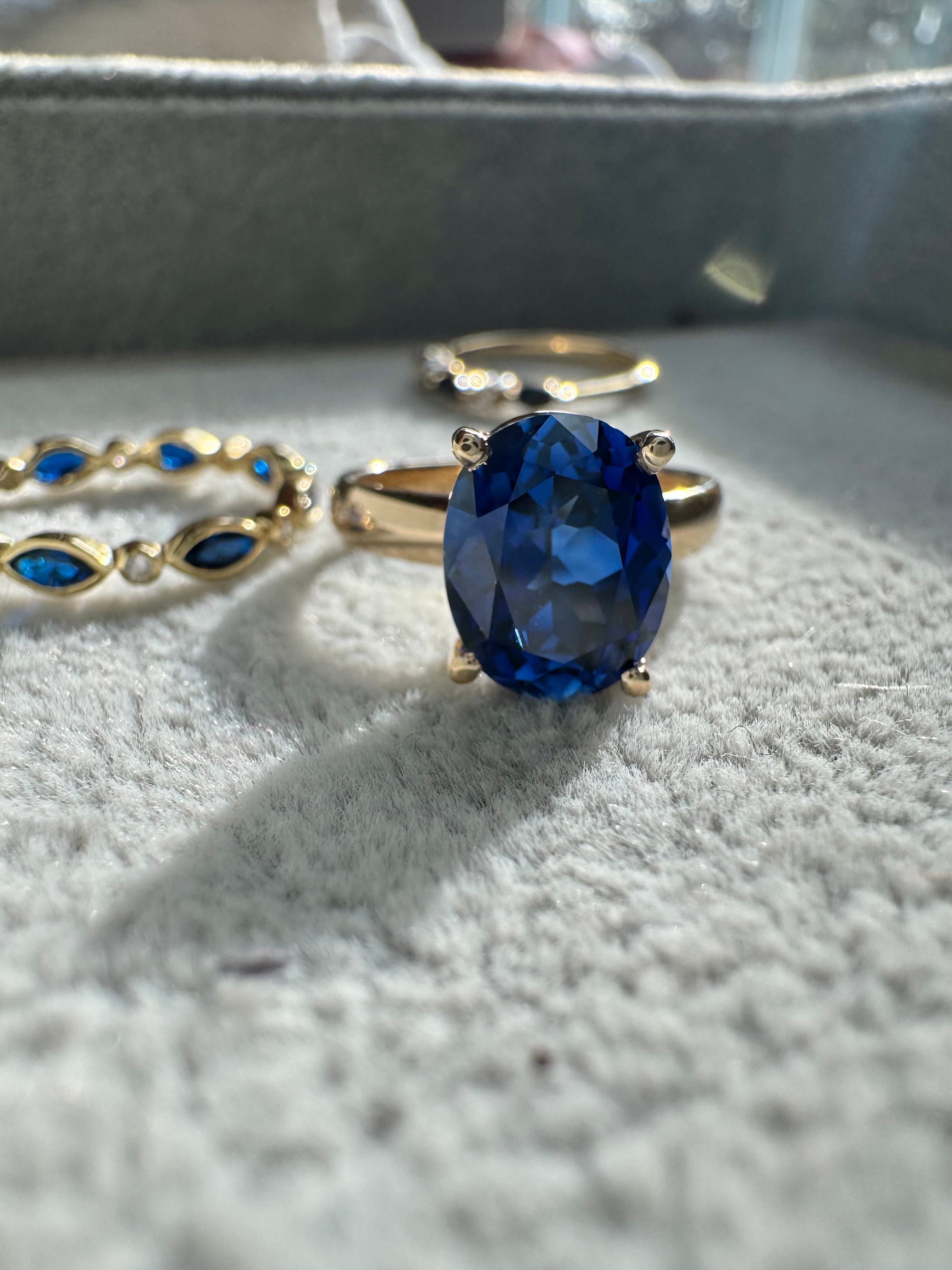 Sapphire Engagement Ring