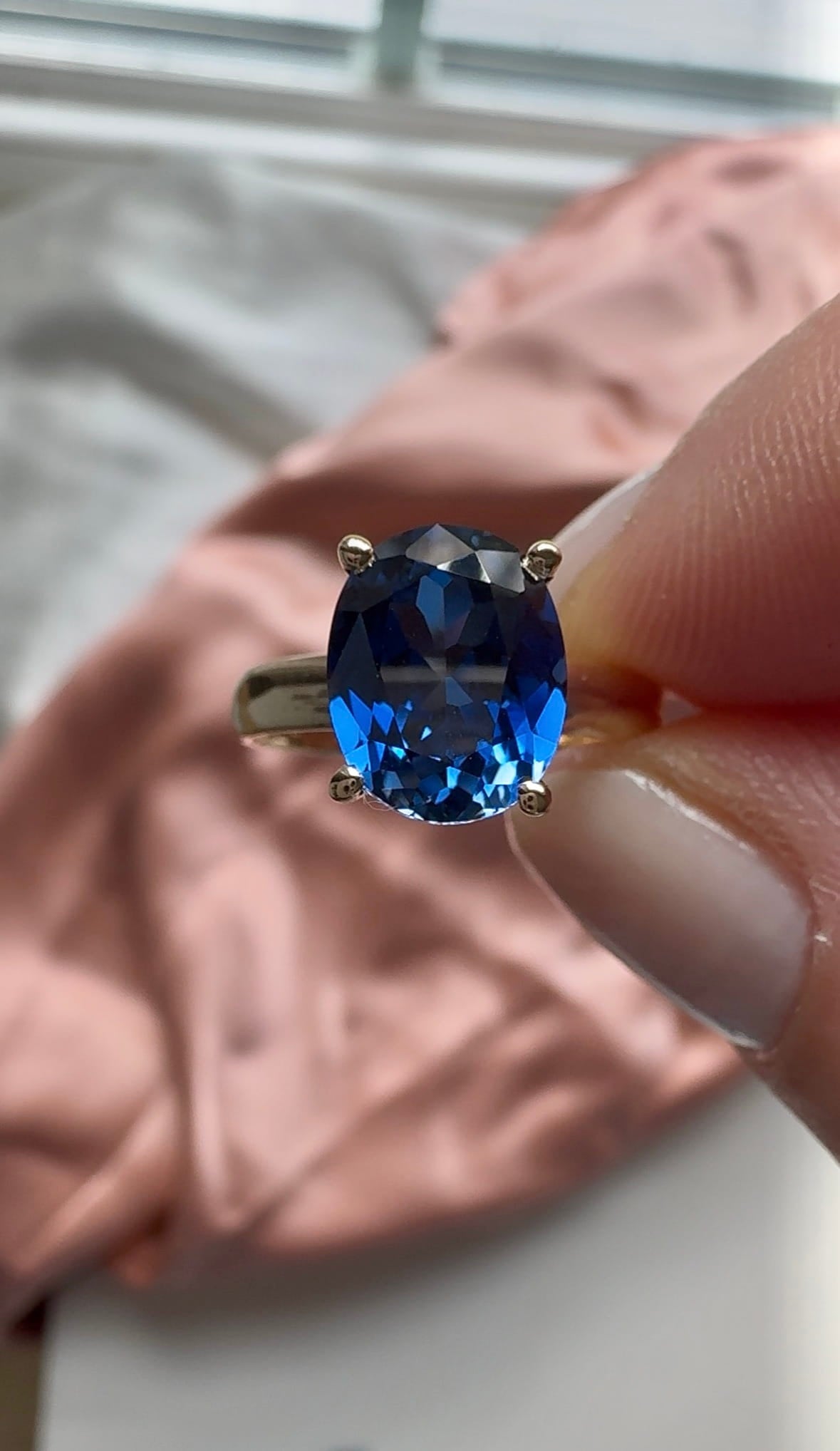 Sapphire Engagement Ring