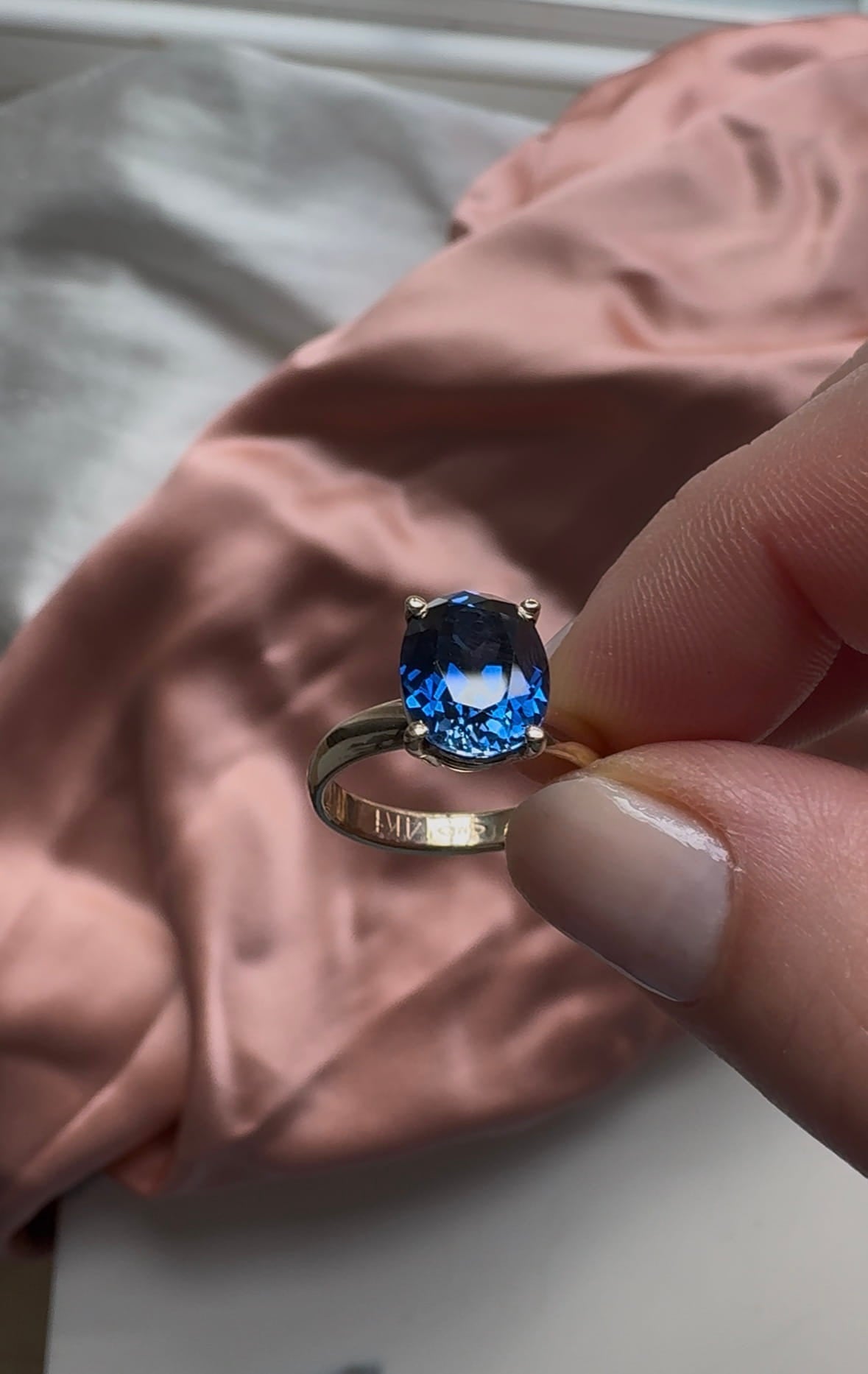 Sapphire Engagement Ring