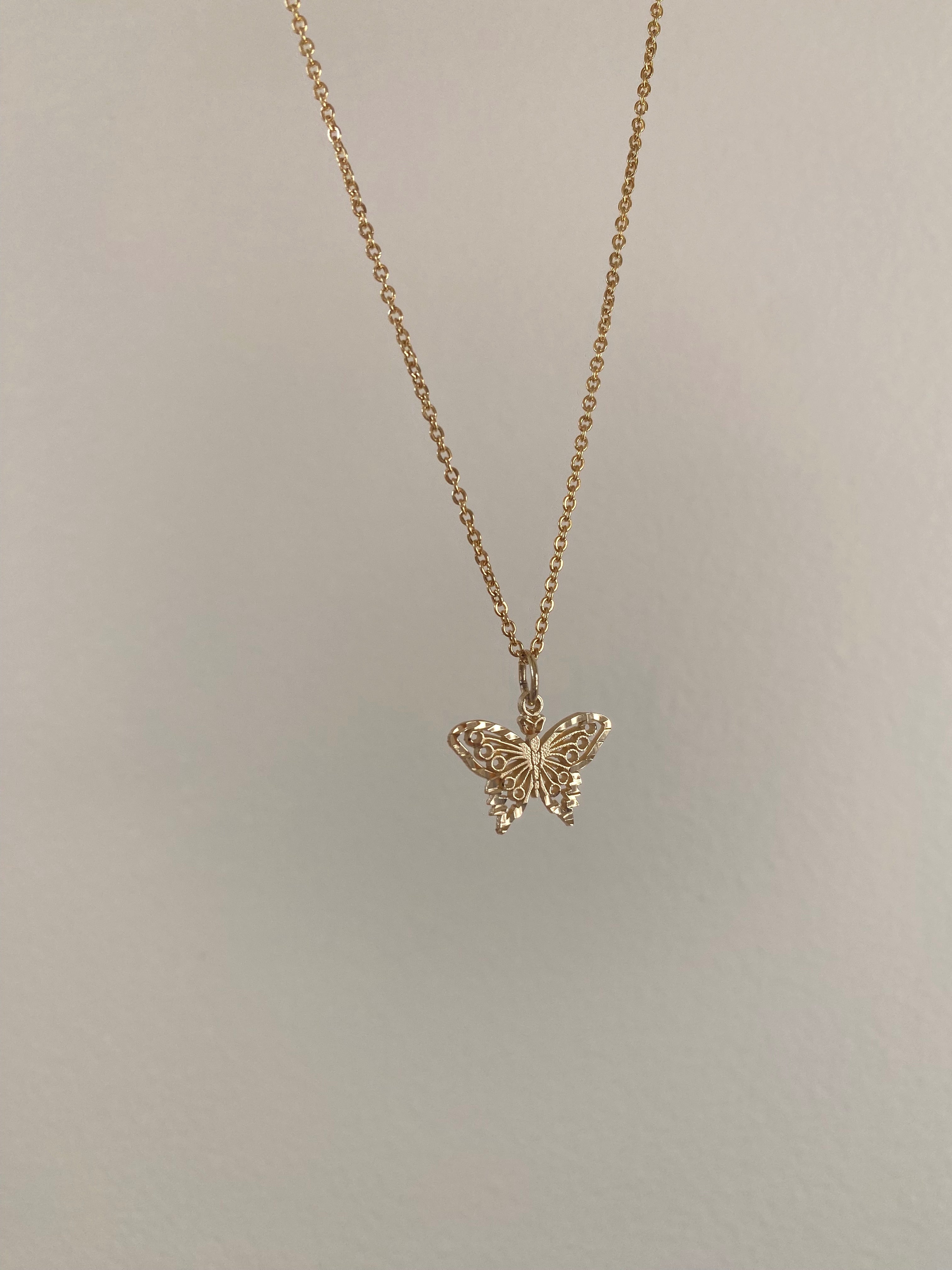 Gold Butterfly Necklace