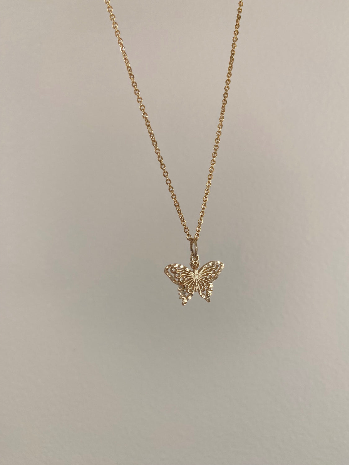 Gold Butterfly Necklace