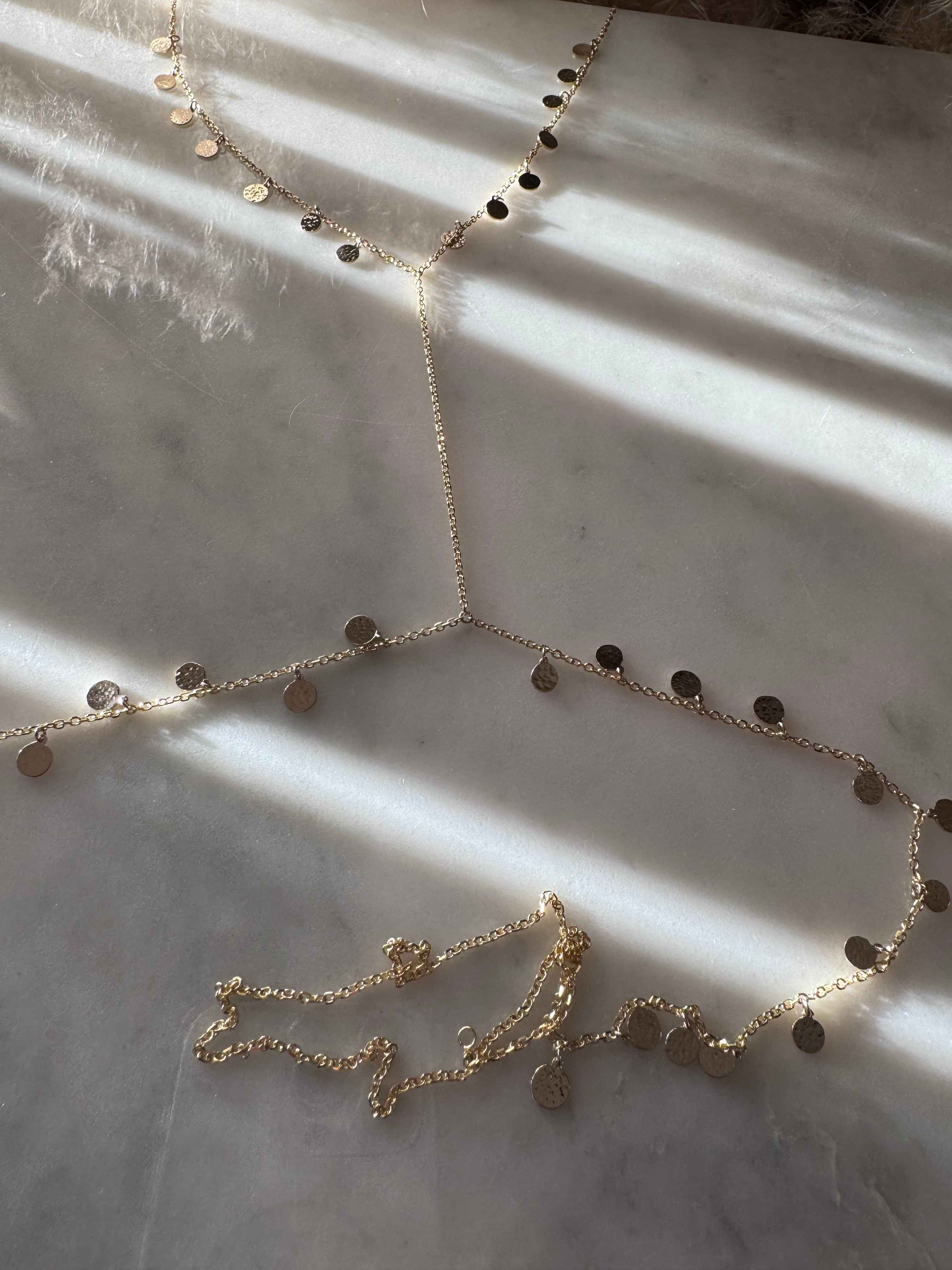 14k Solid Gold Kayra Body Chain