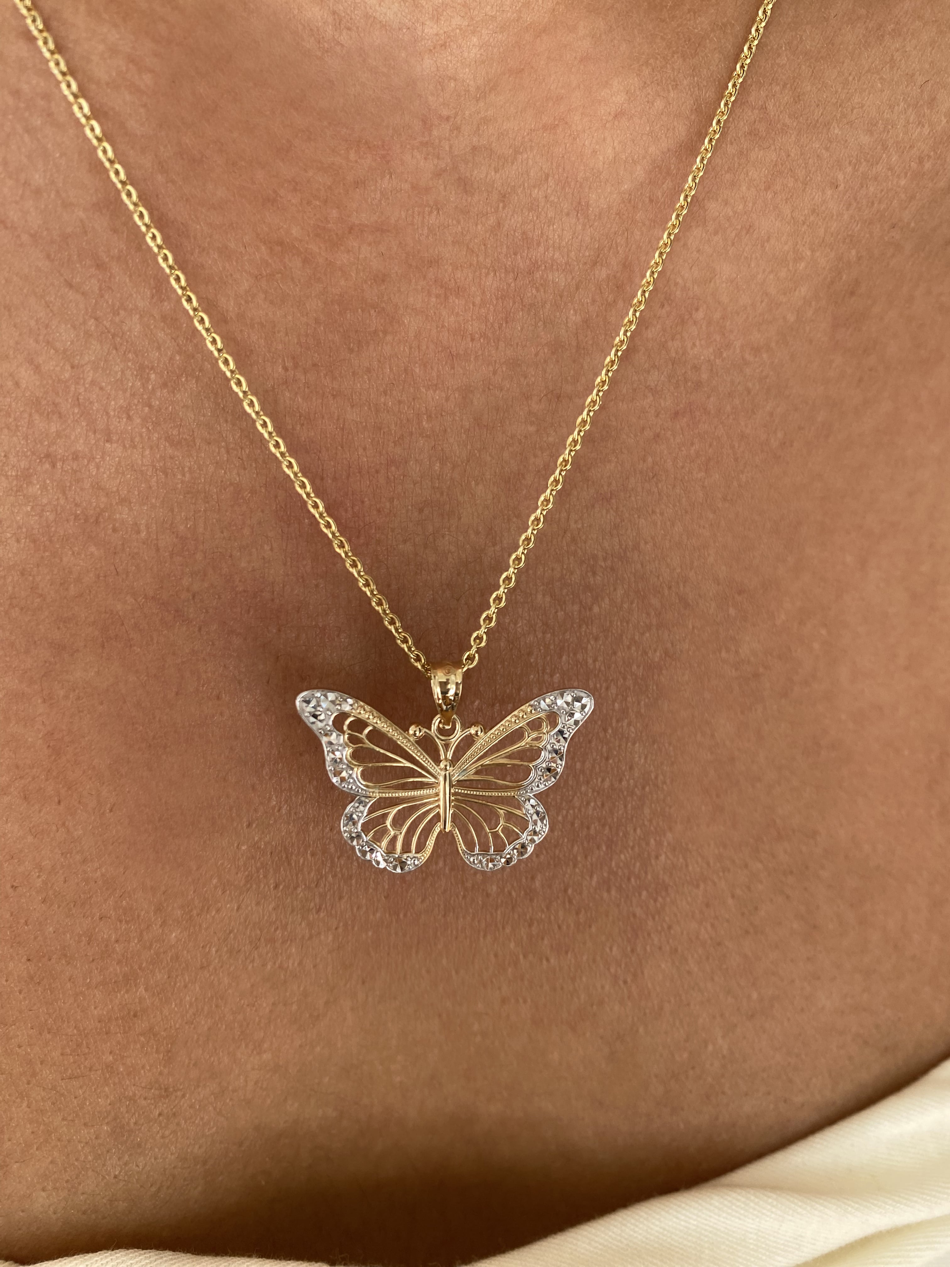 Gold Butterfly Necklace