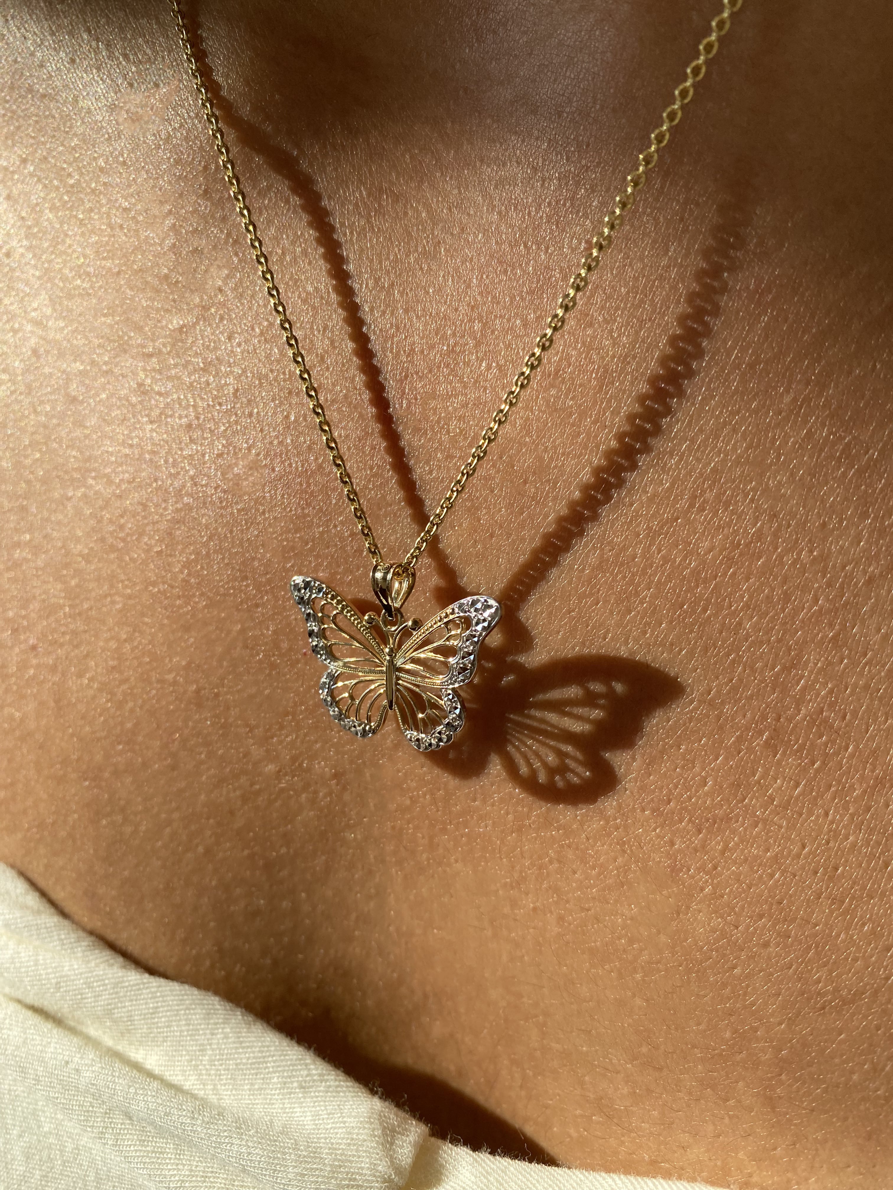 Gold Butterfly Necklace