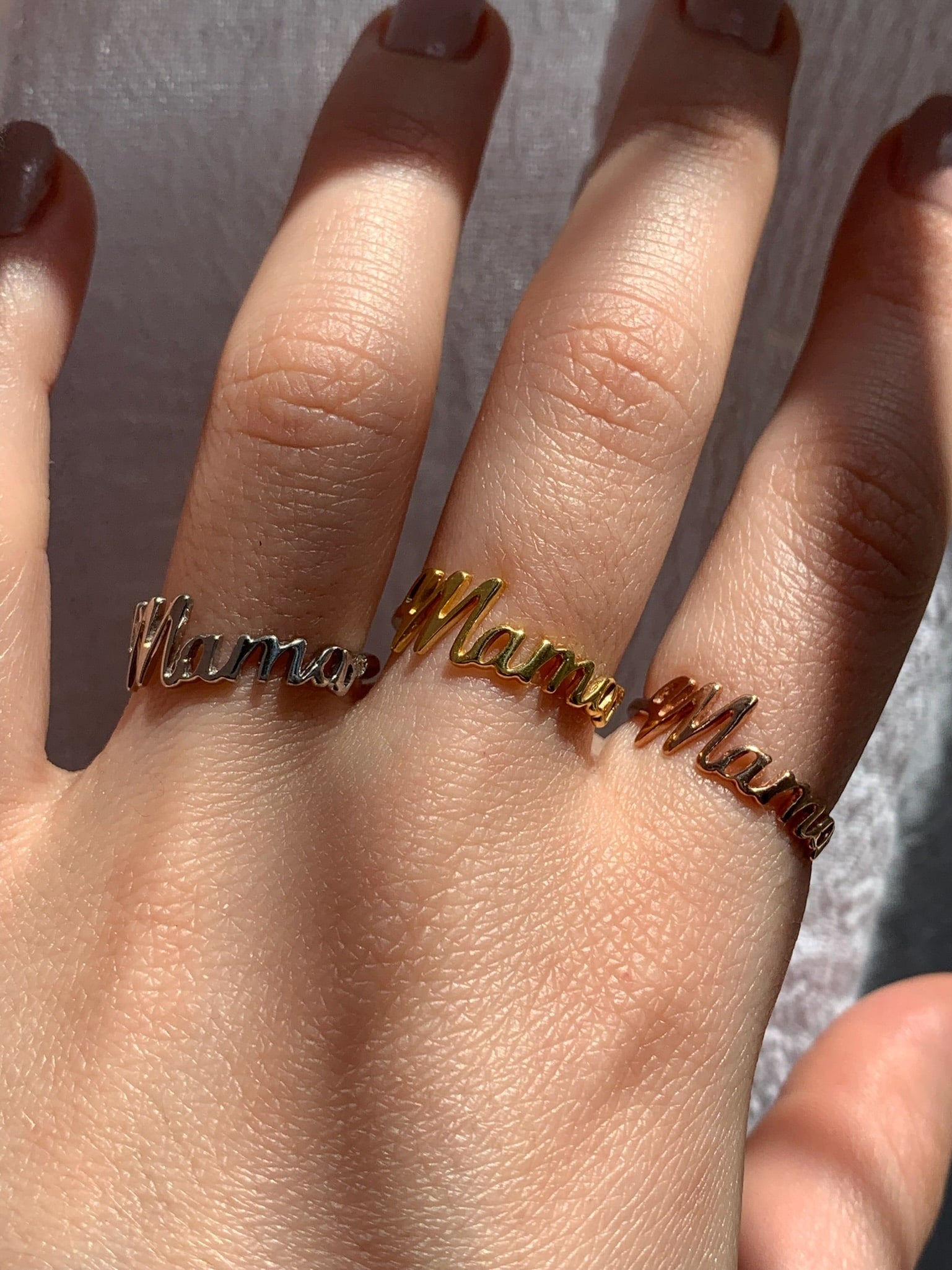 Name written rings online