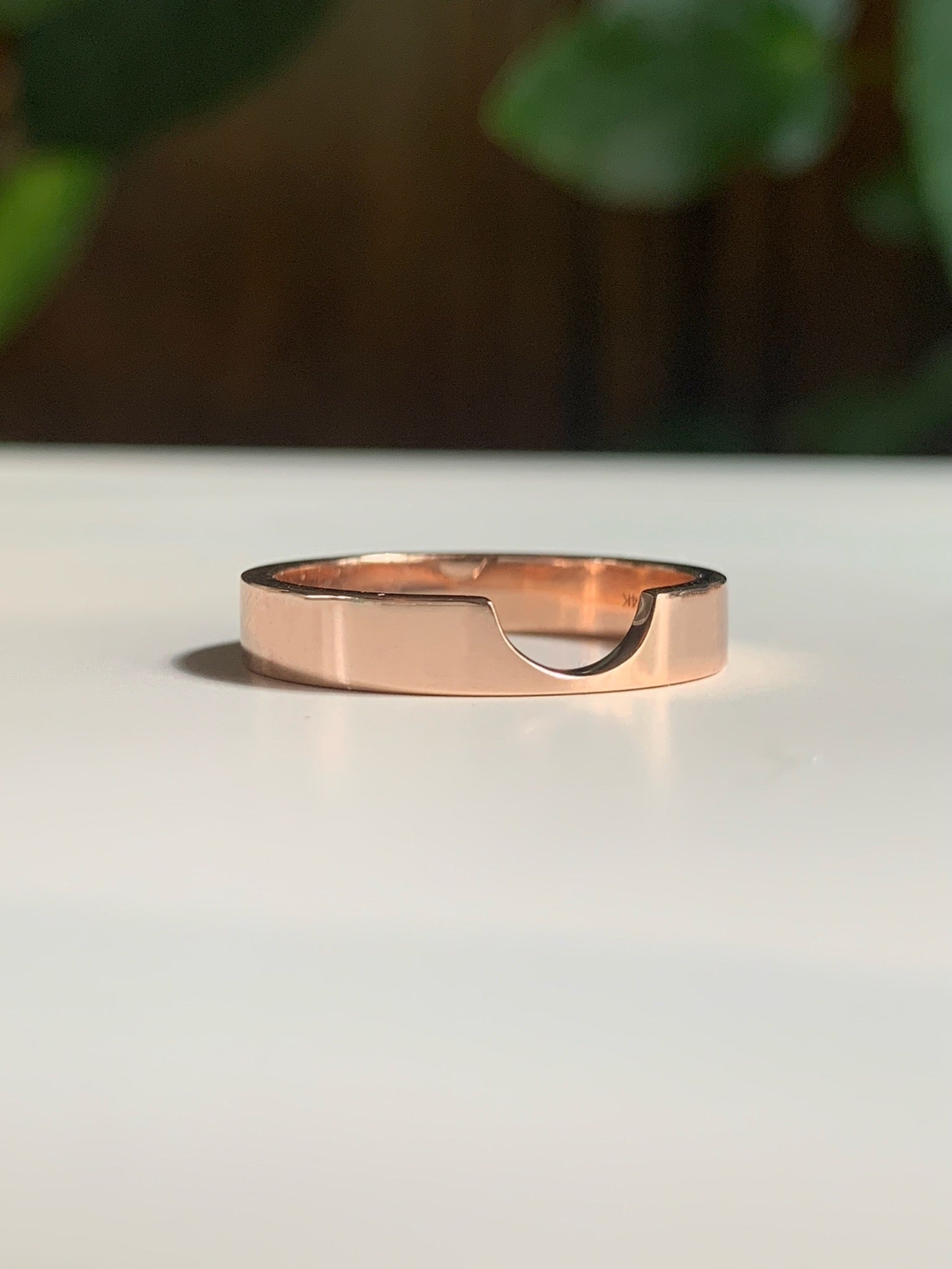 Rose Gold Custom Wedding Band