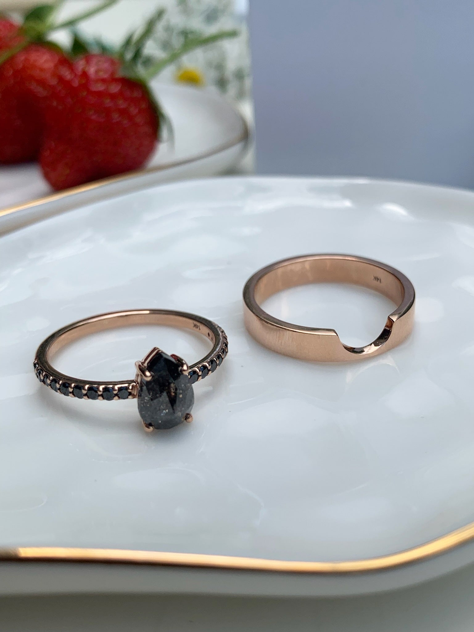 Rose Gold Custom Wedding Band