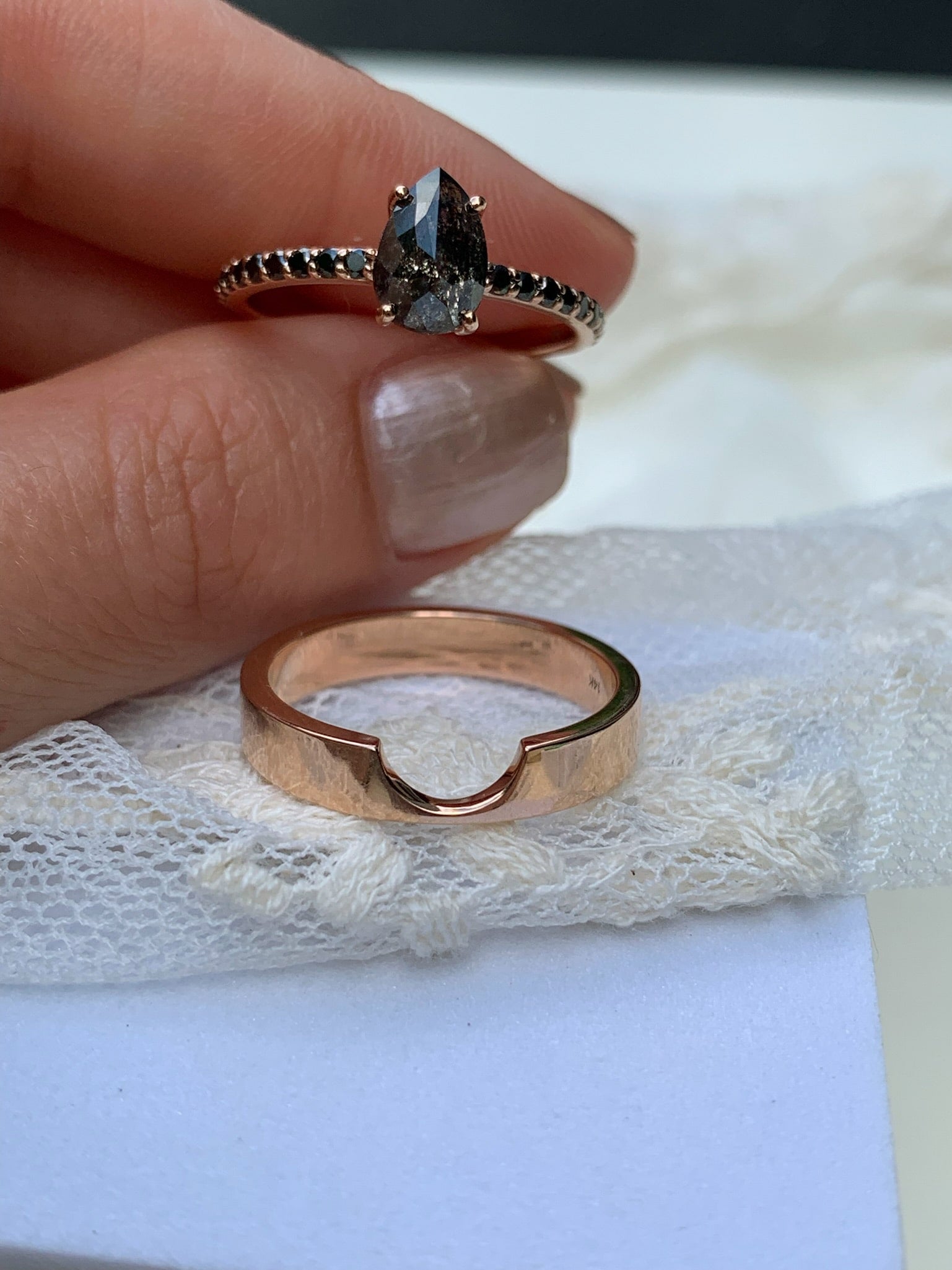 Rose Gold Custom Wedding Band