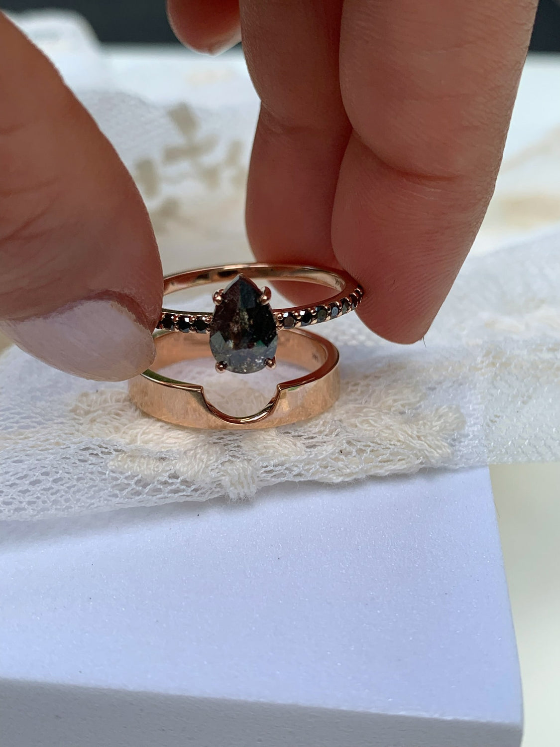 Rose Gold Custom Wedding Band