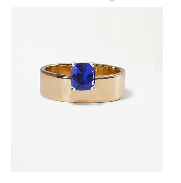 Lindsay T Tanzanite Ring Deposit