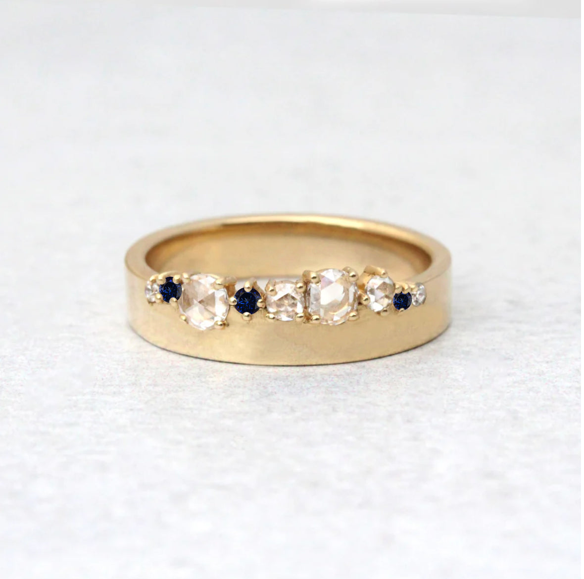Sapphire & Diamond Hayden Band