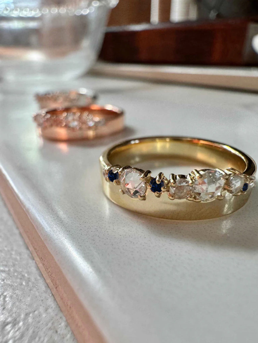Sapphire & Diamond Hayden Band