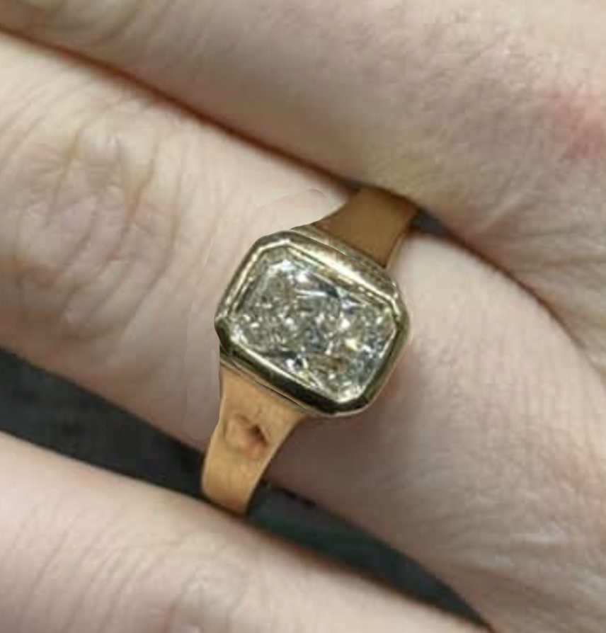 Custom Silver Engagement Ring for Markie