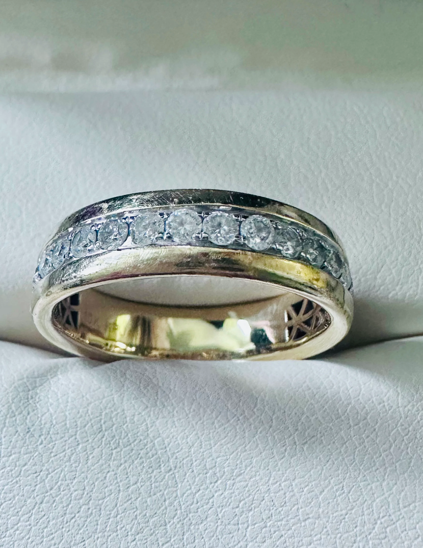 Custom Wedding Band For Shiela