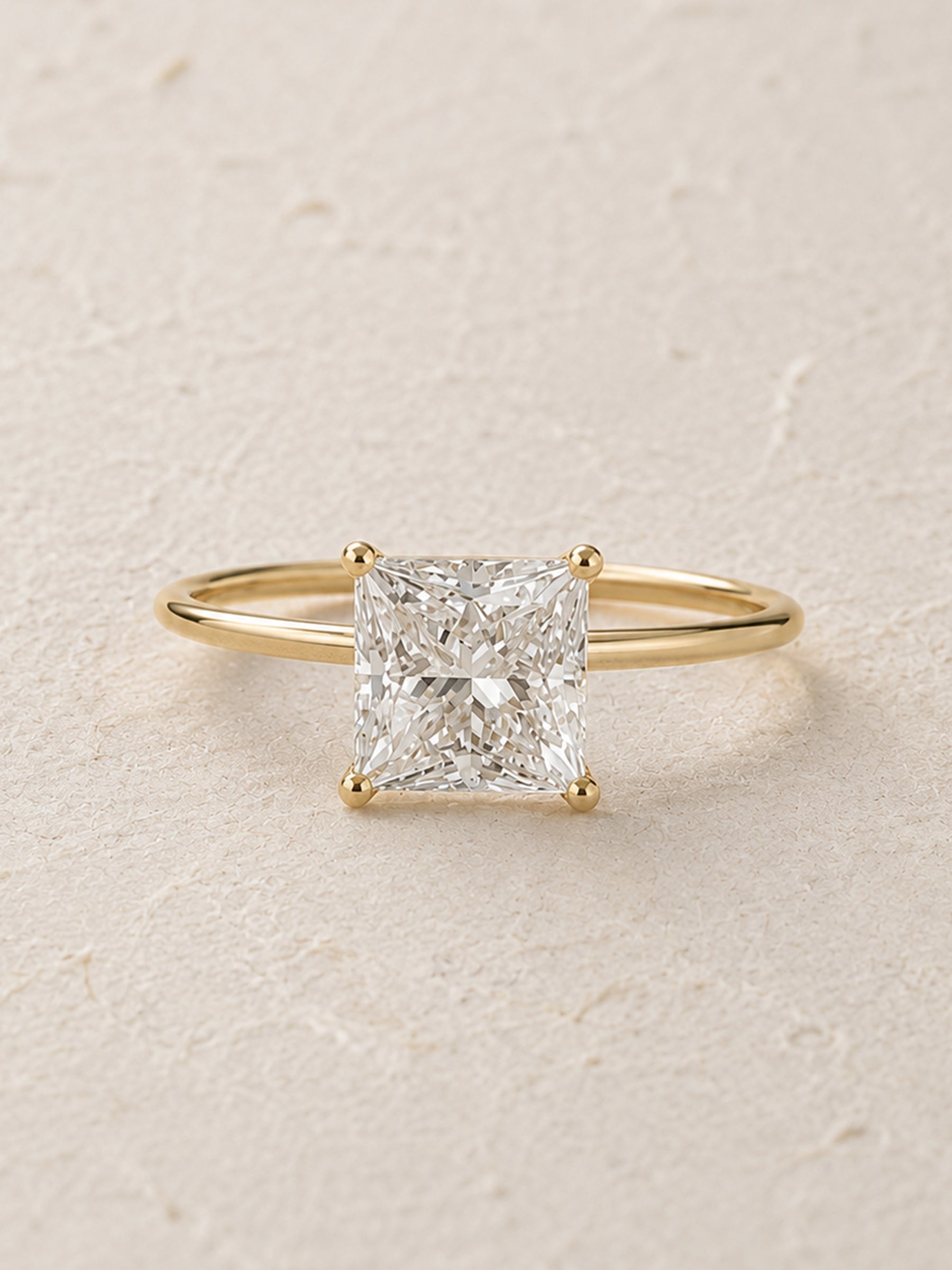 Princess Cut Solitaire Engagement Ring