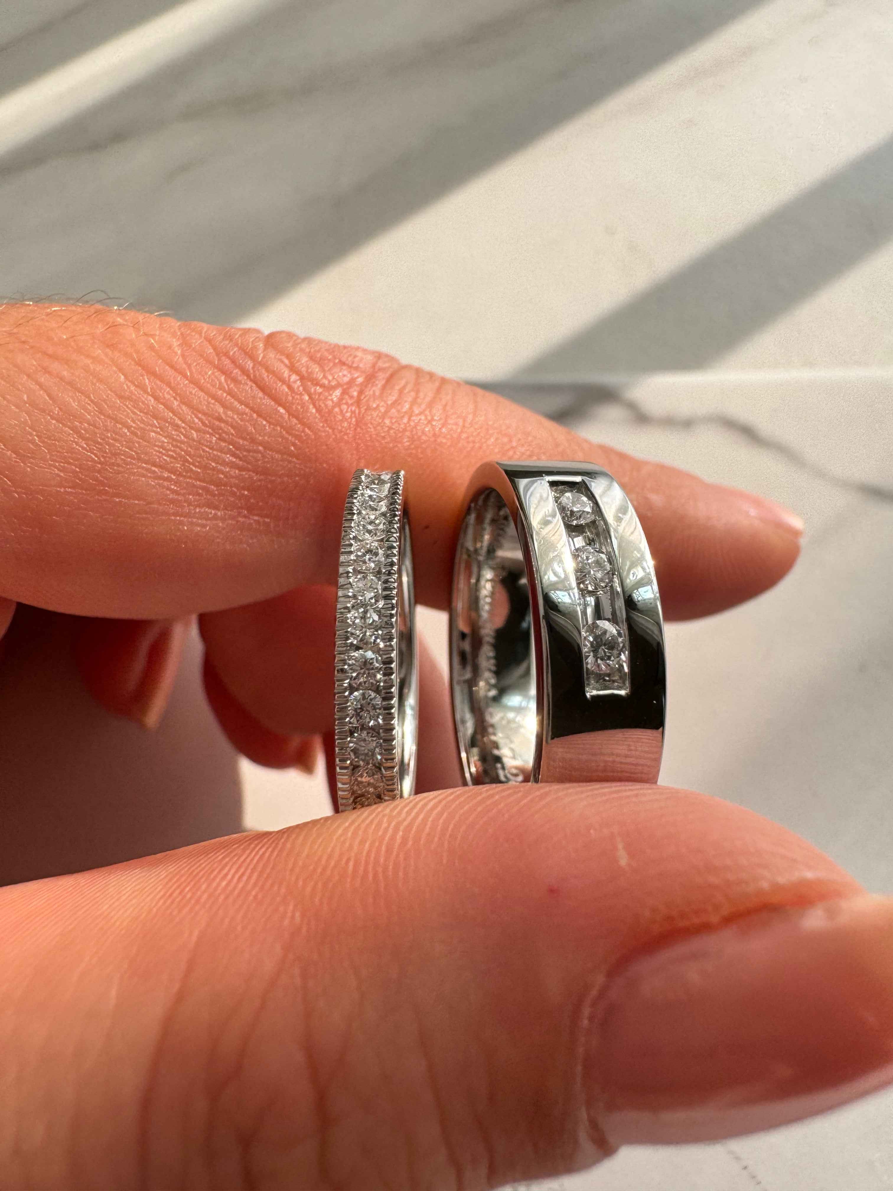 Platinum Custom Wedding Bands