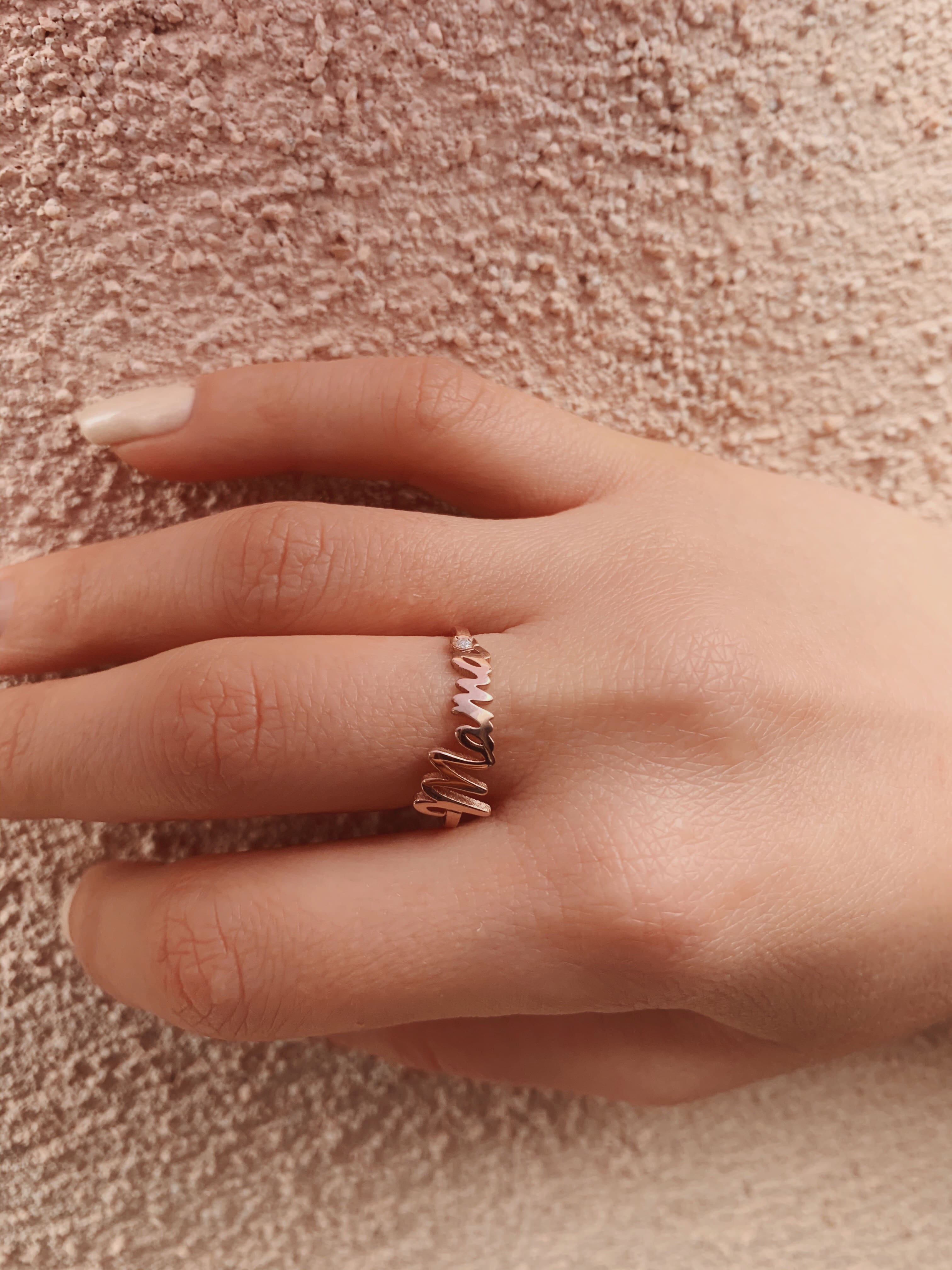 Mama Diamond Ring