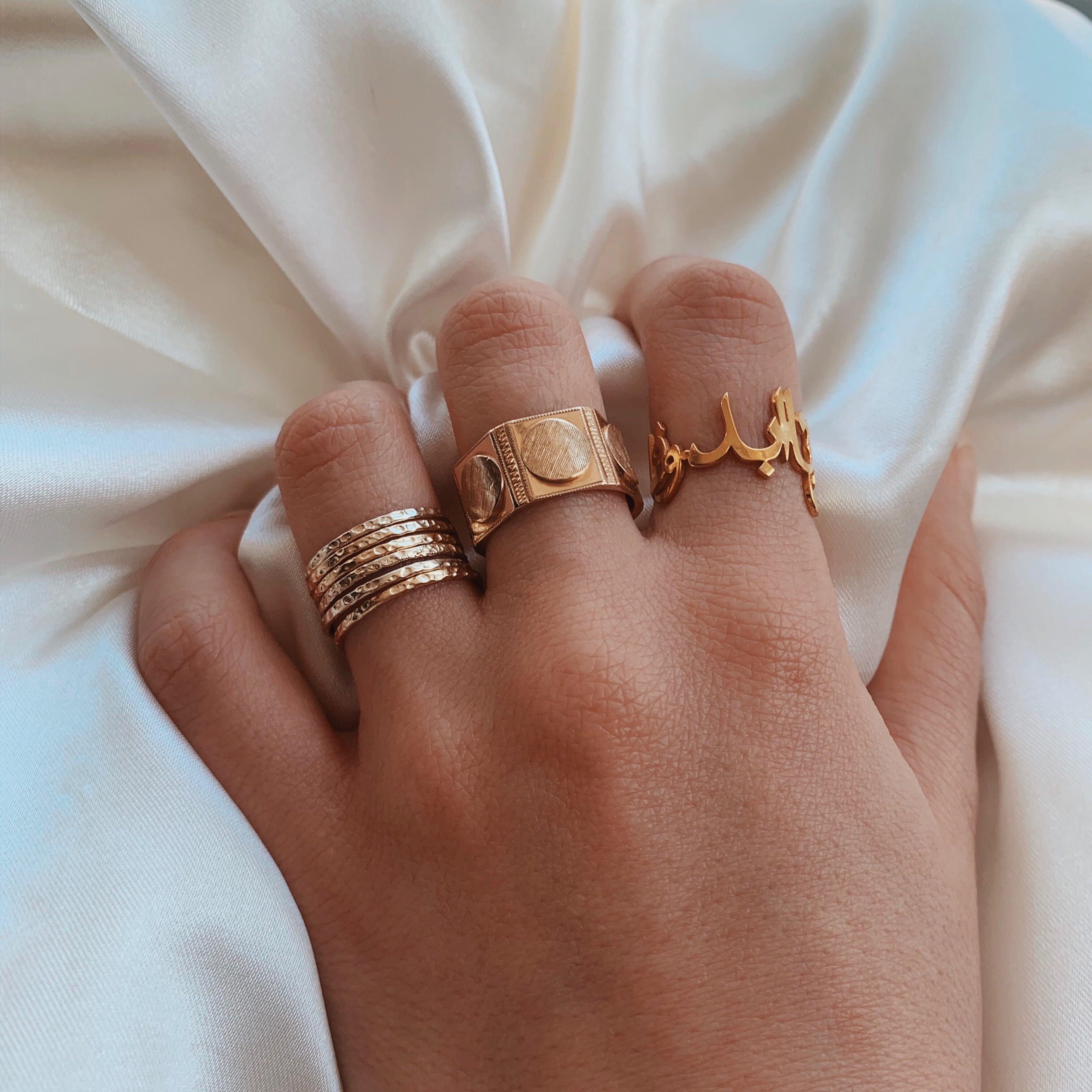 Forever Love Loyalty Farsi Wrap Ring