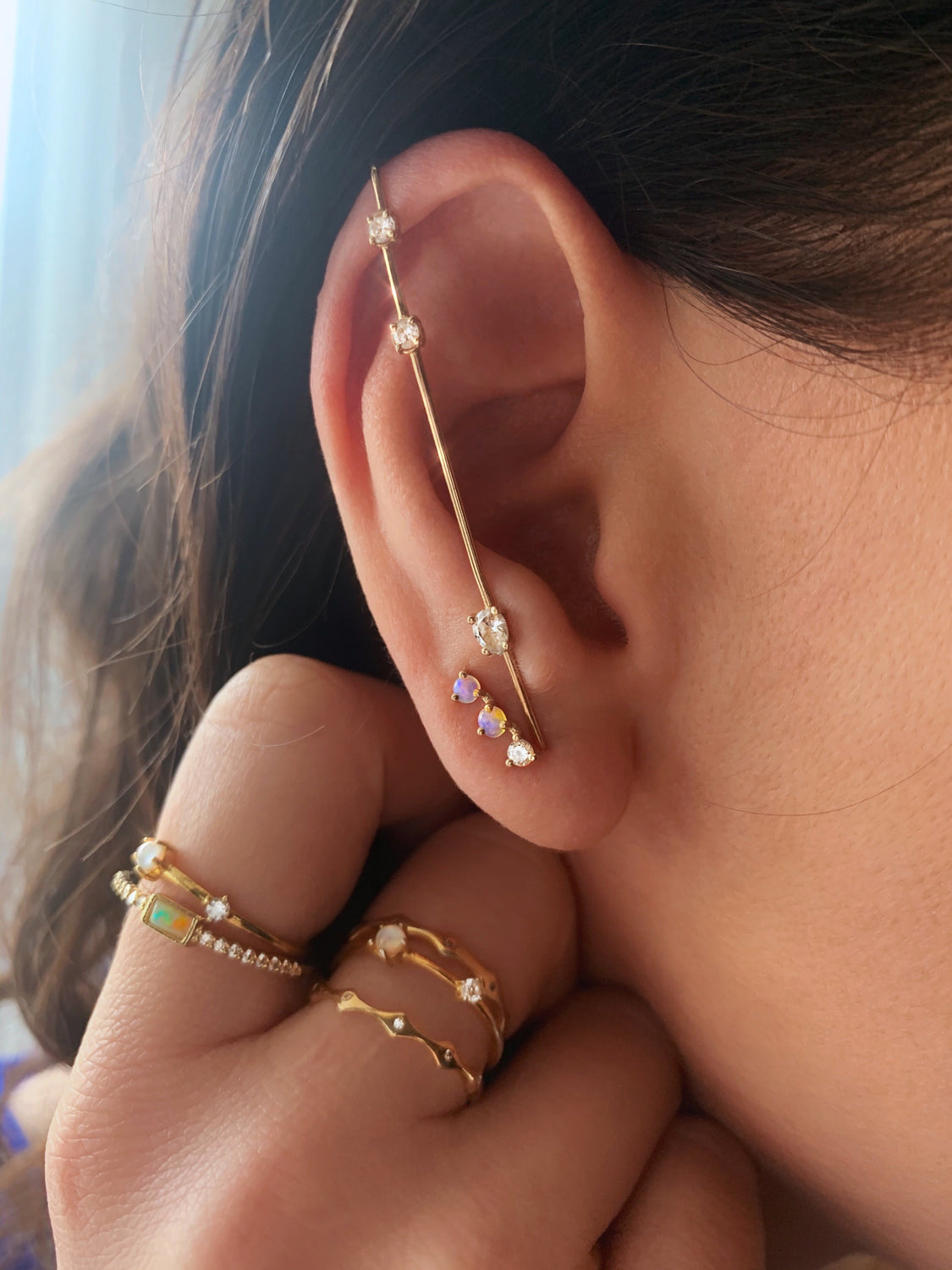Acala Diamond Earring