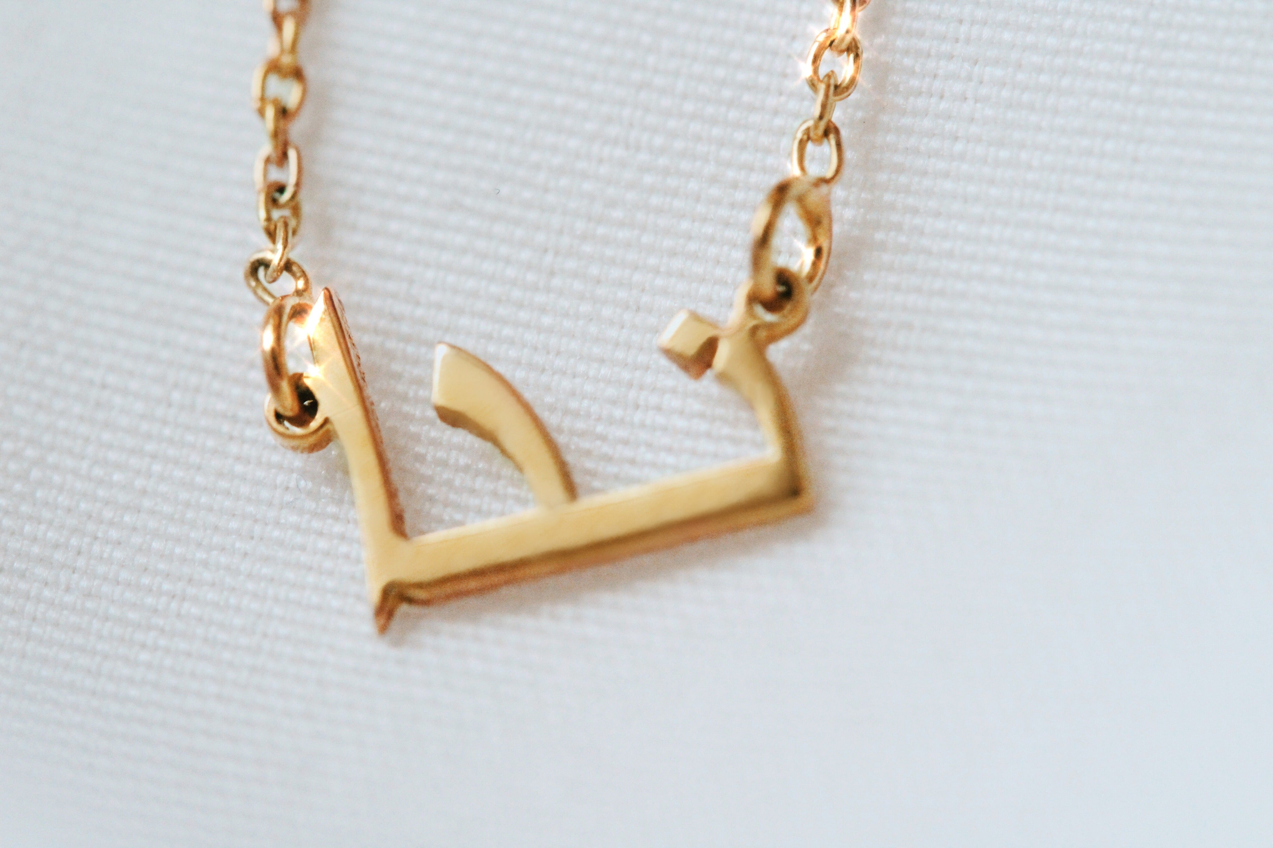 PRINT Calligraphy Persian/Arabic Name Necklace "Neda"