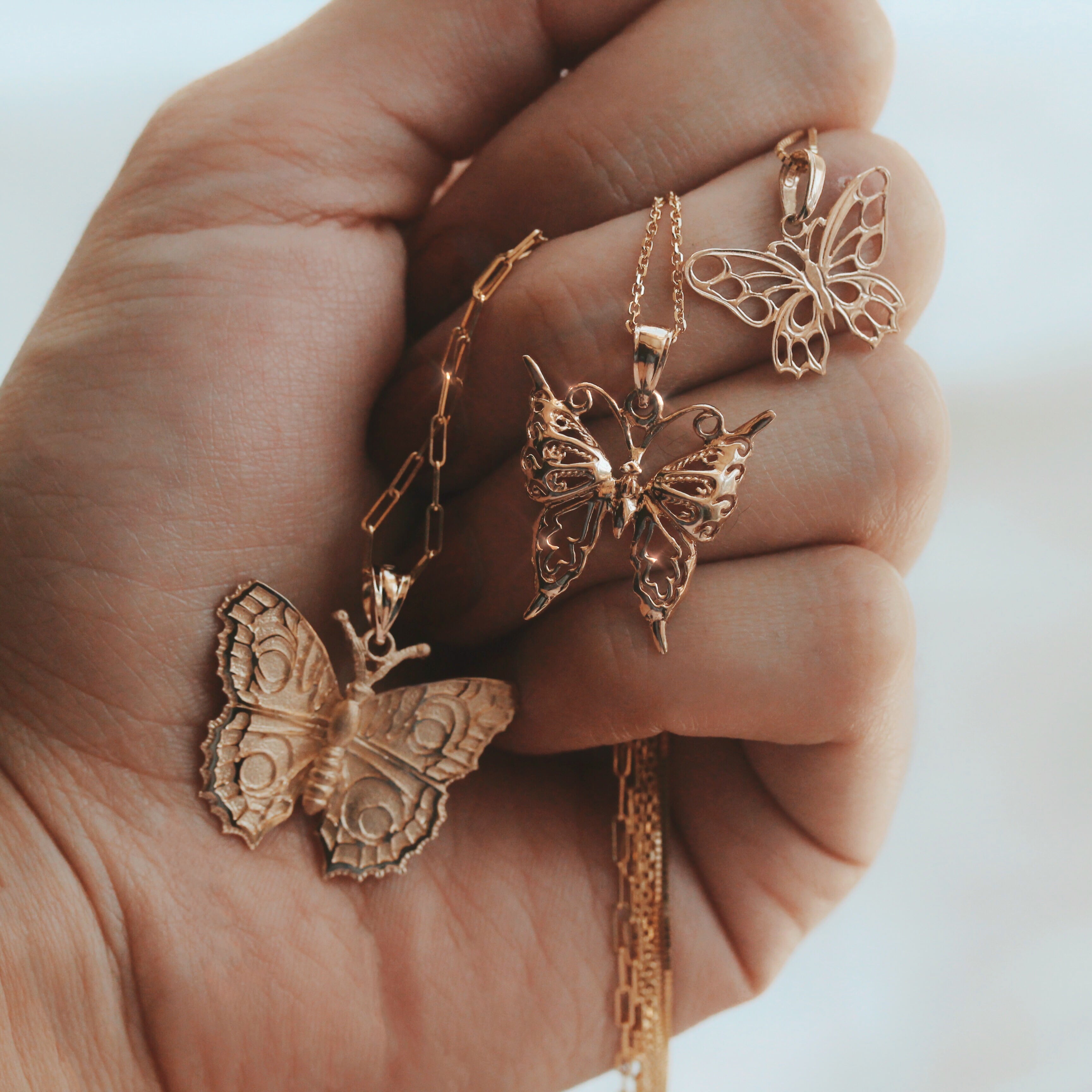 Gold Butterfly Necklace