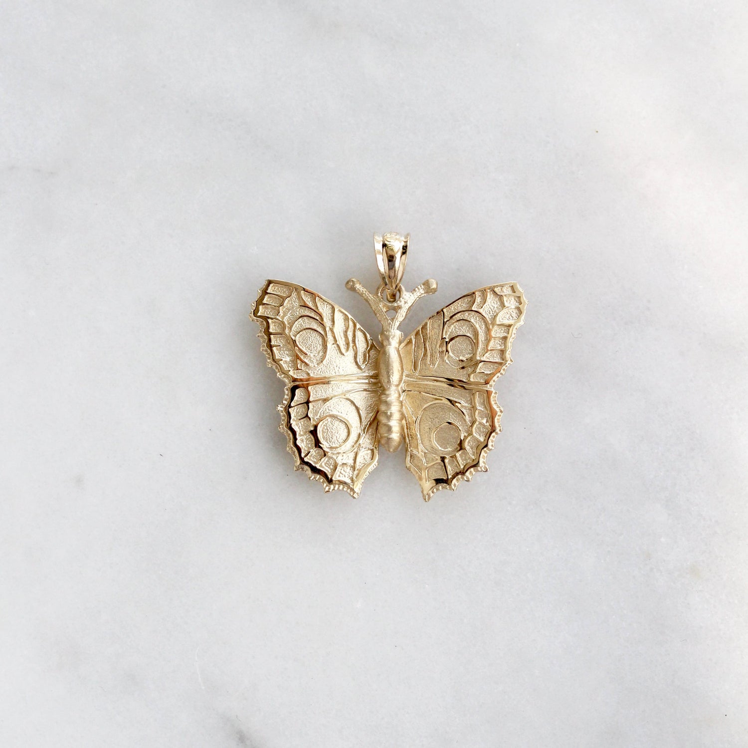 Gold Butterfly Pendant