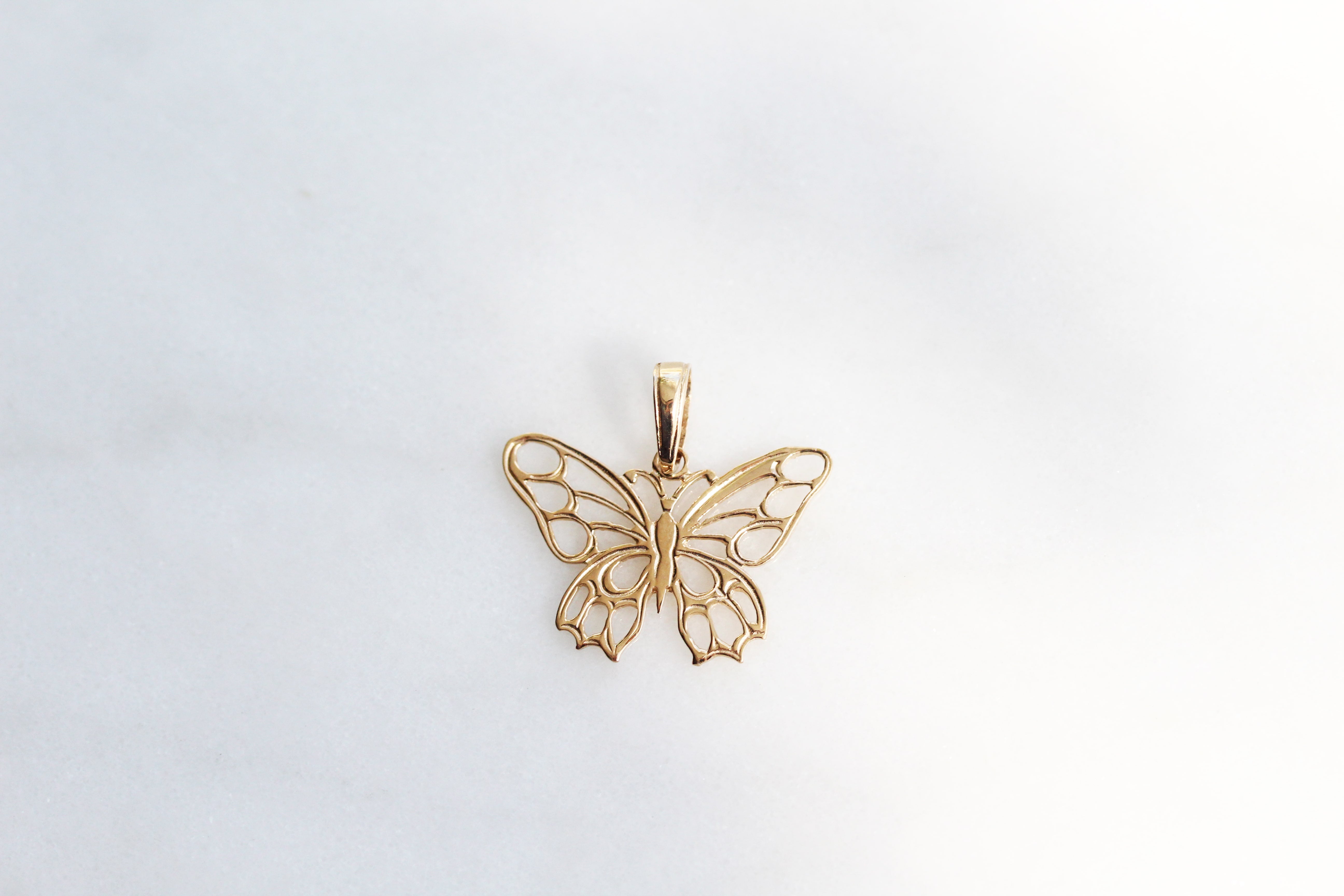 Gold Butterfly Necklace