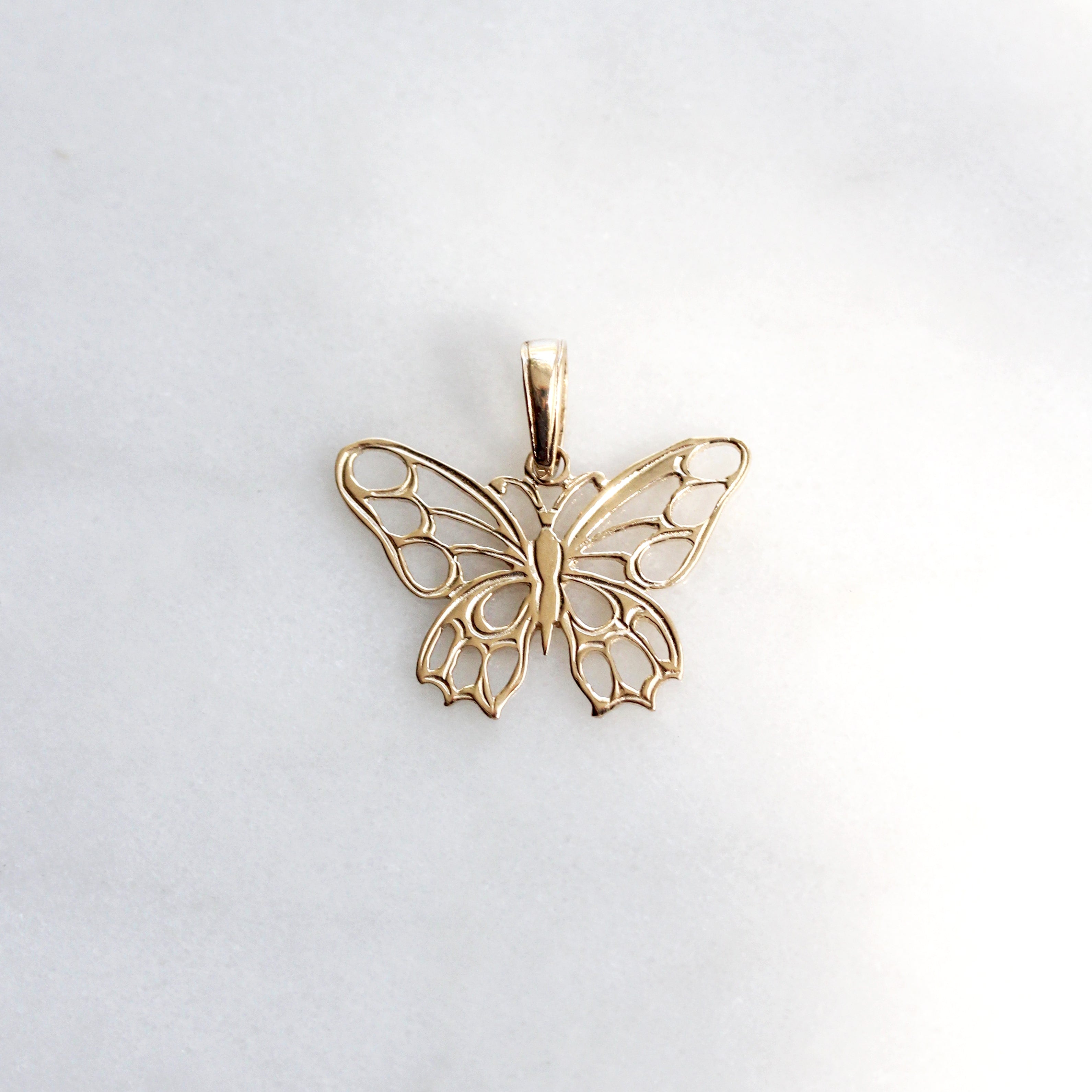 Gold Butterfly Necklace