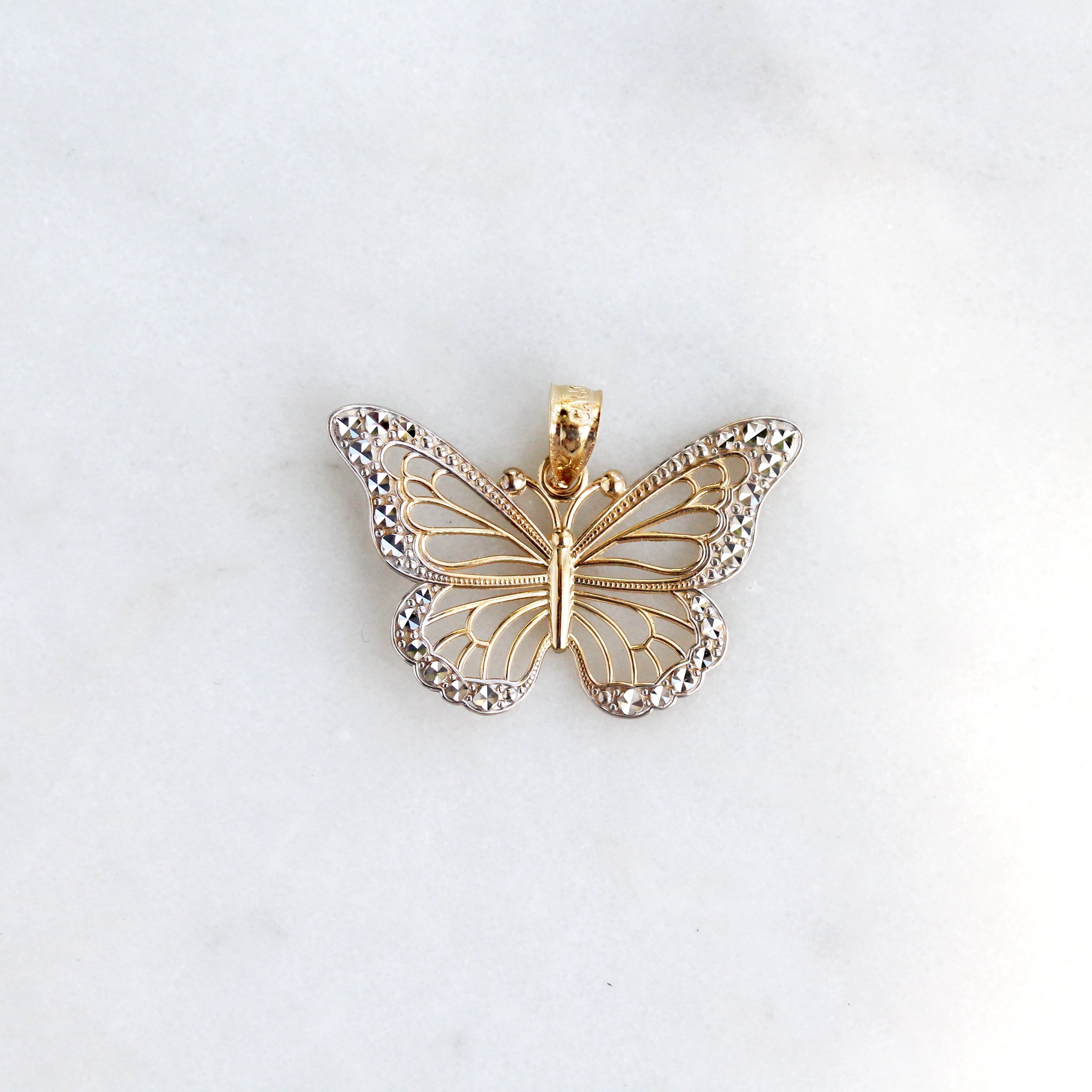 Gold Butterfly Necklace