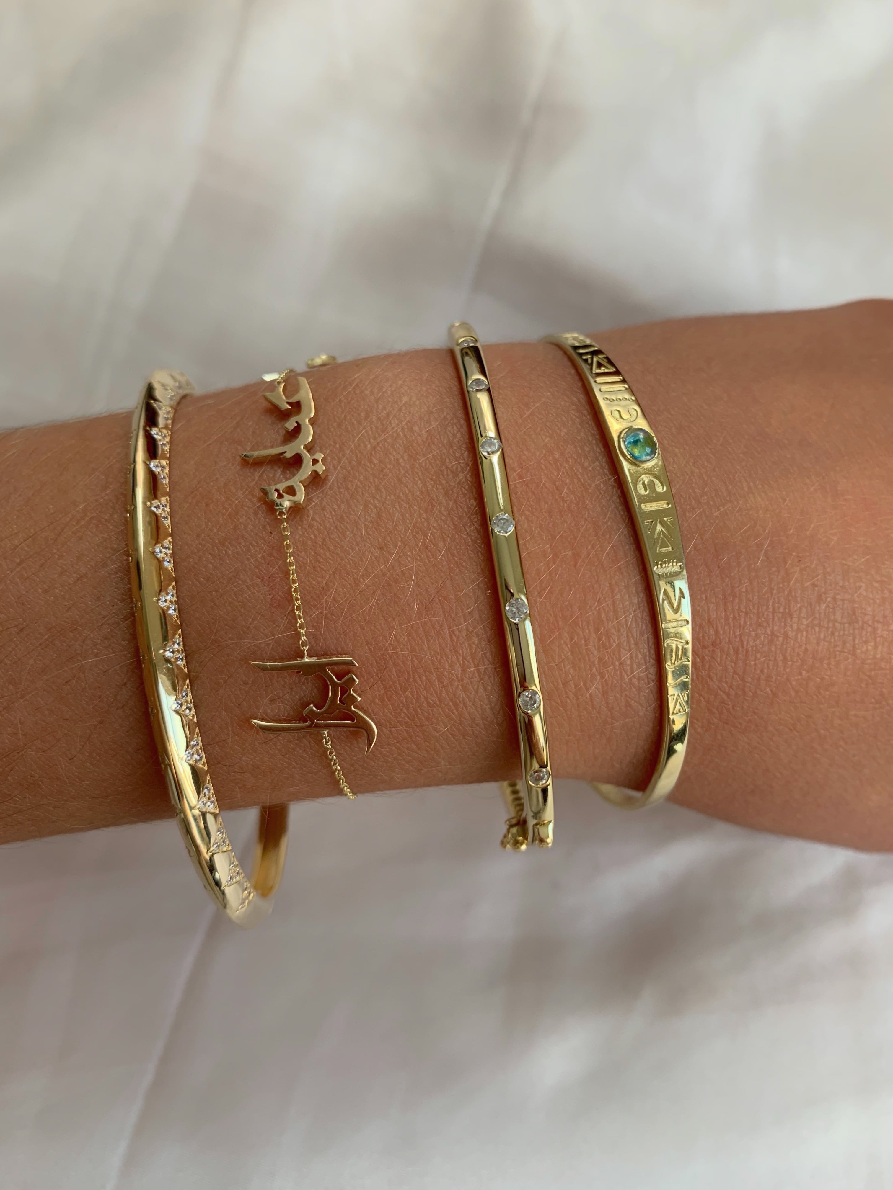 3 name bracelet discount