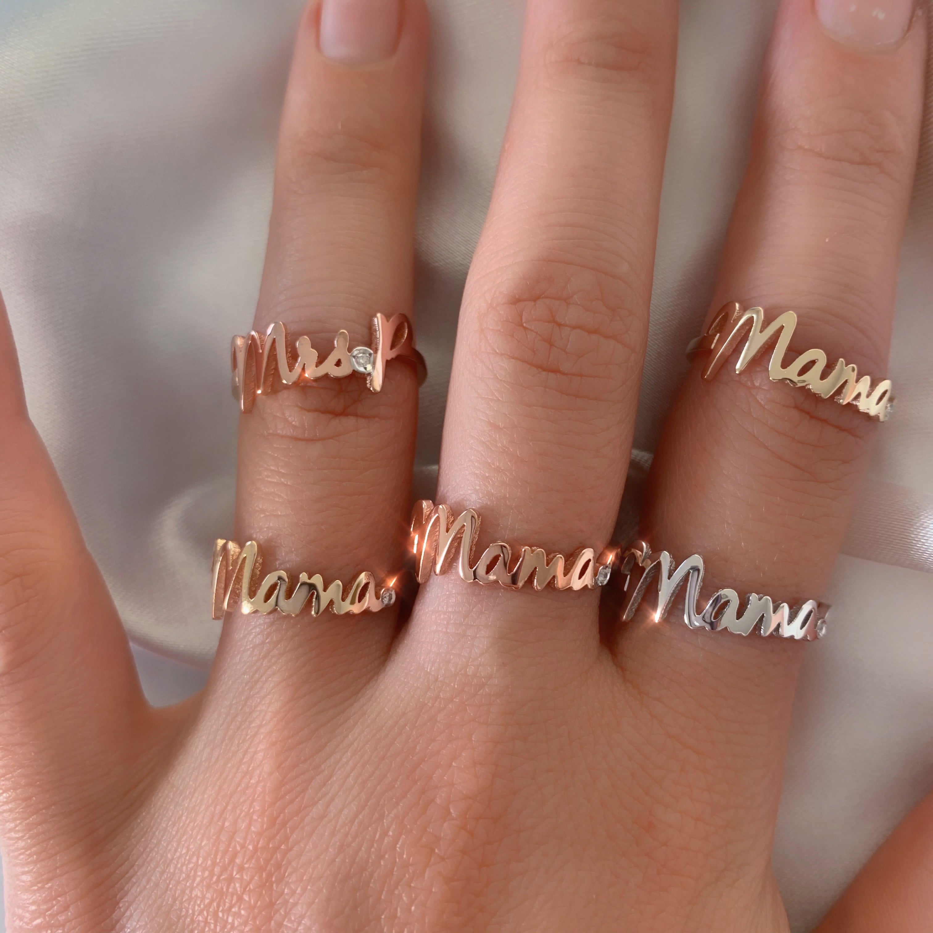 Mama Diamond Ring