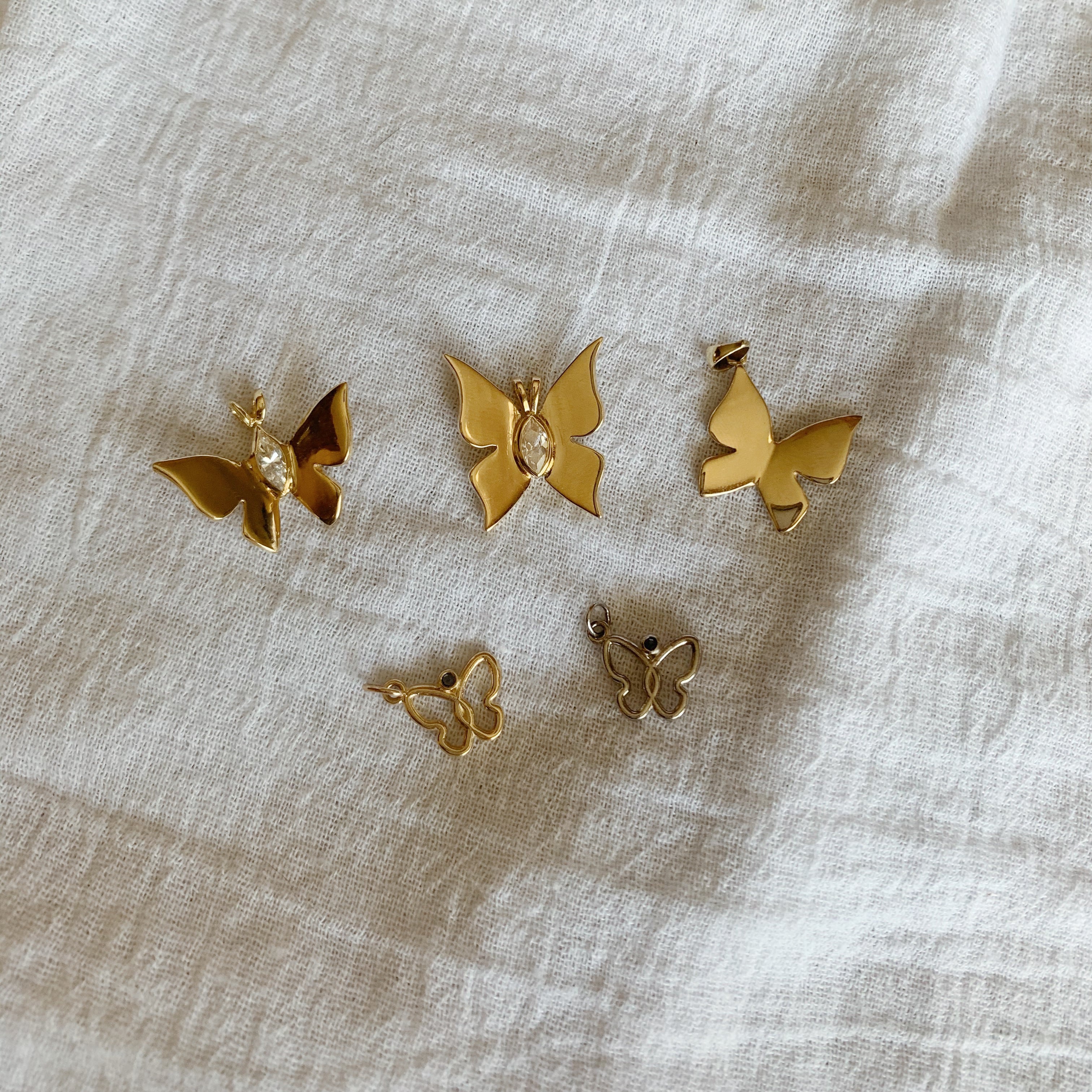 Gold Butterfly Necklace