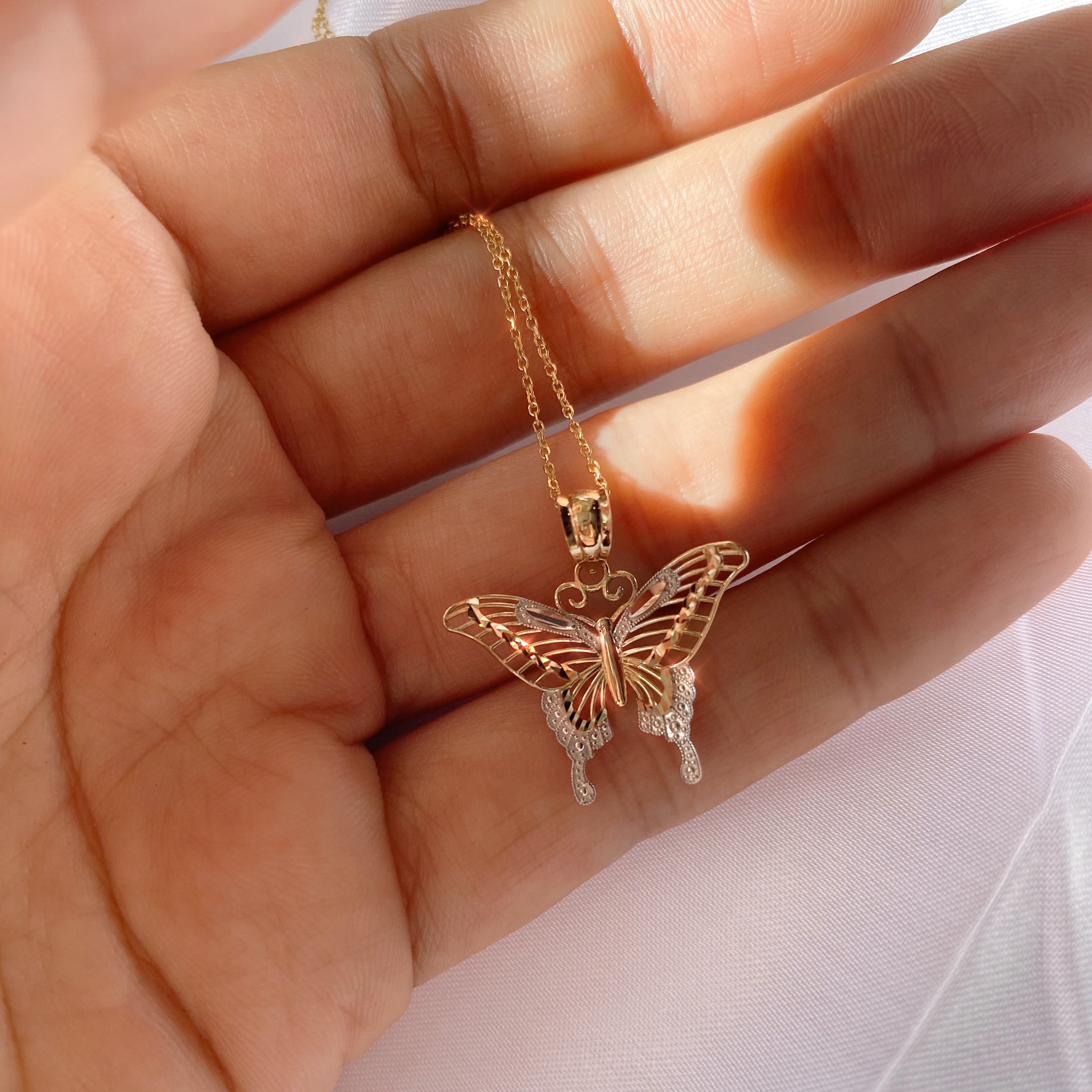 Gold Butterfly Necklace