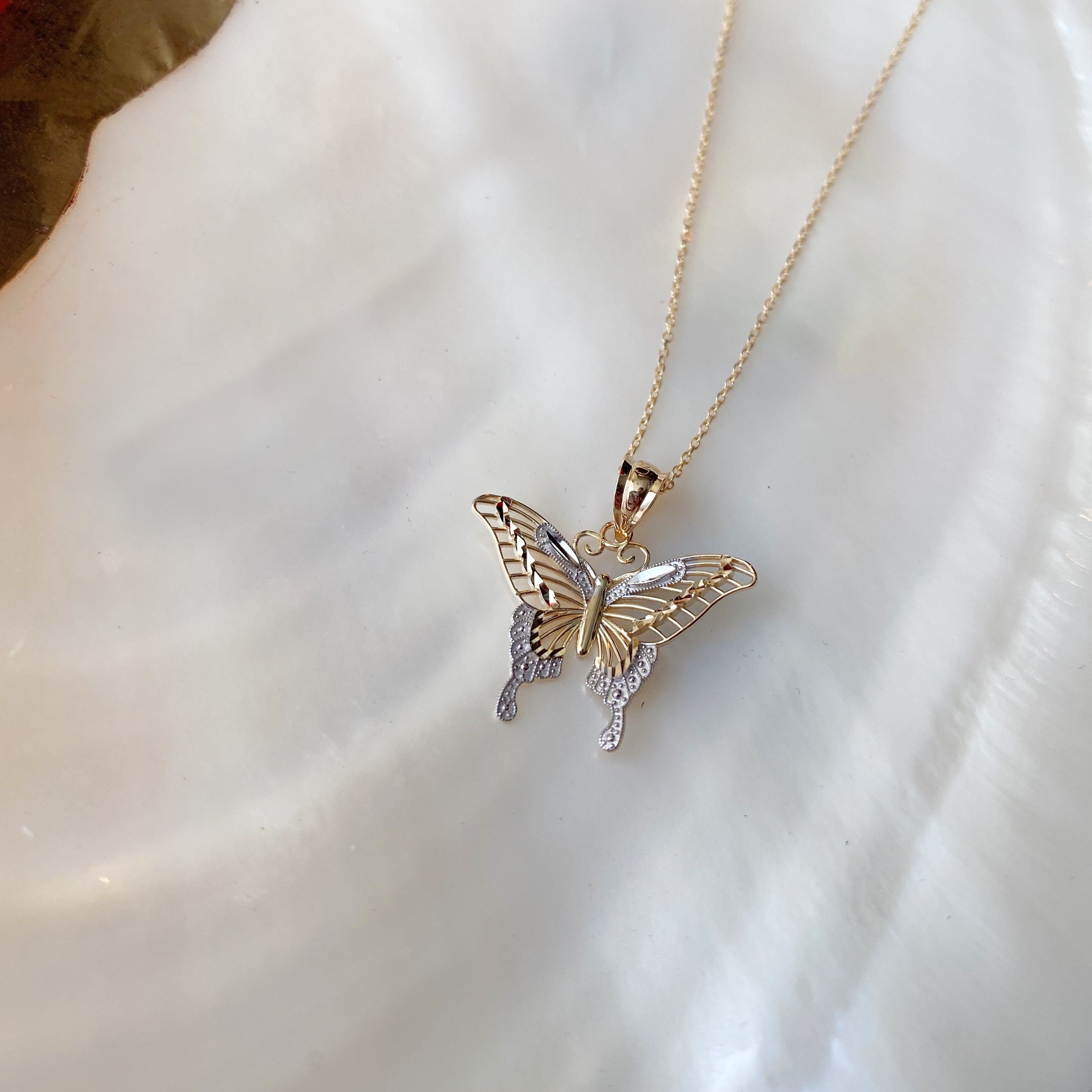 Gold Butterfly Necklace