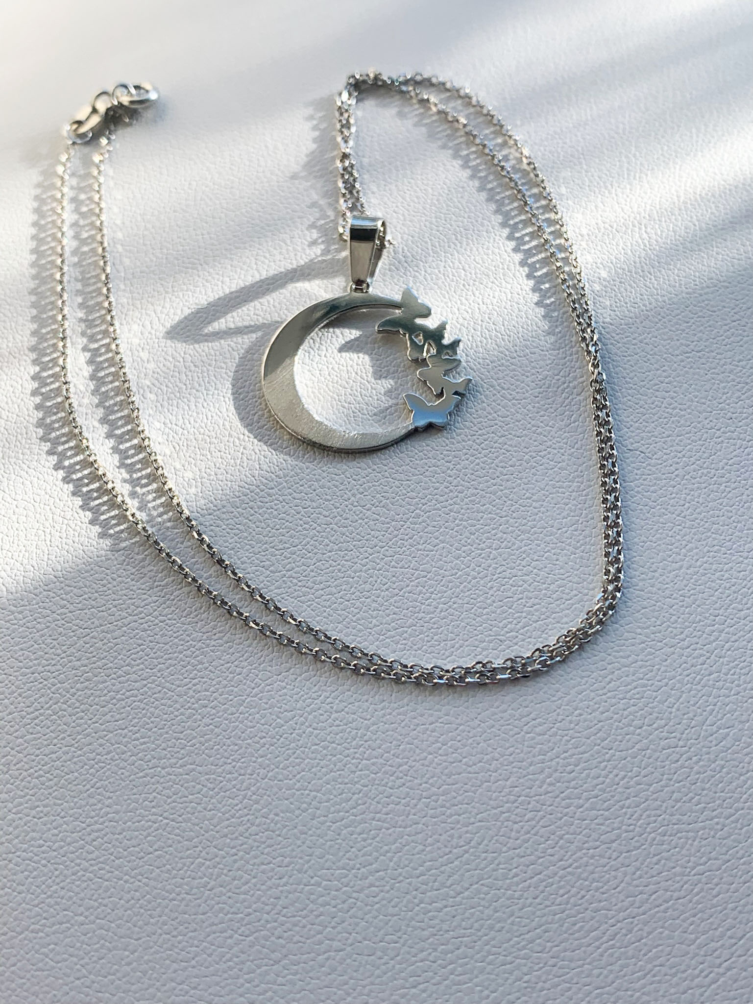 Butterfly Moon Necklace
