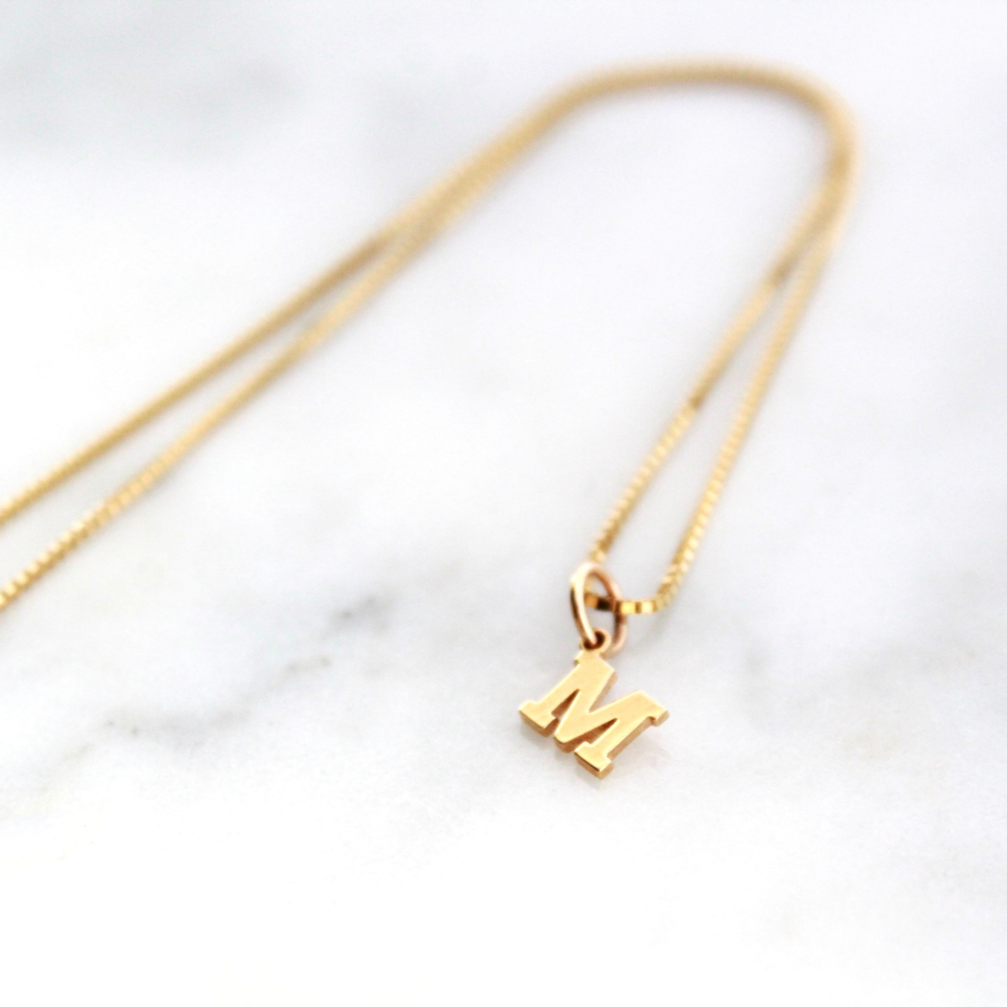 Dainty Custom Initial Necklace