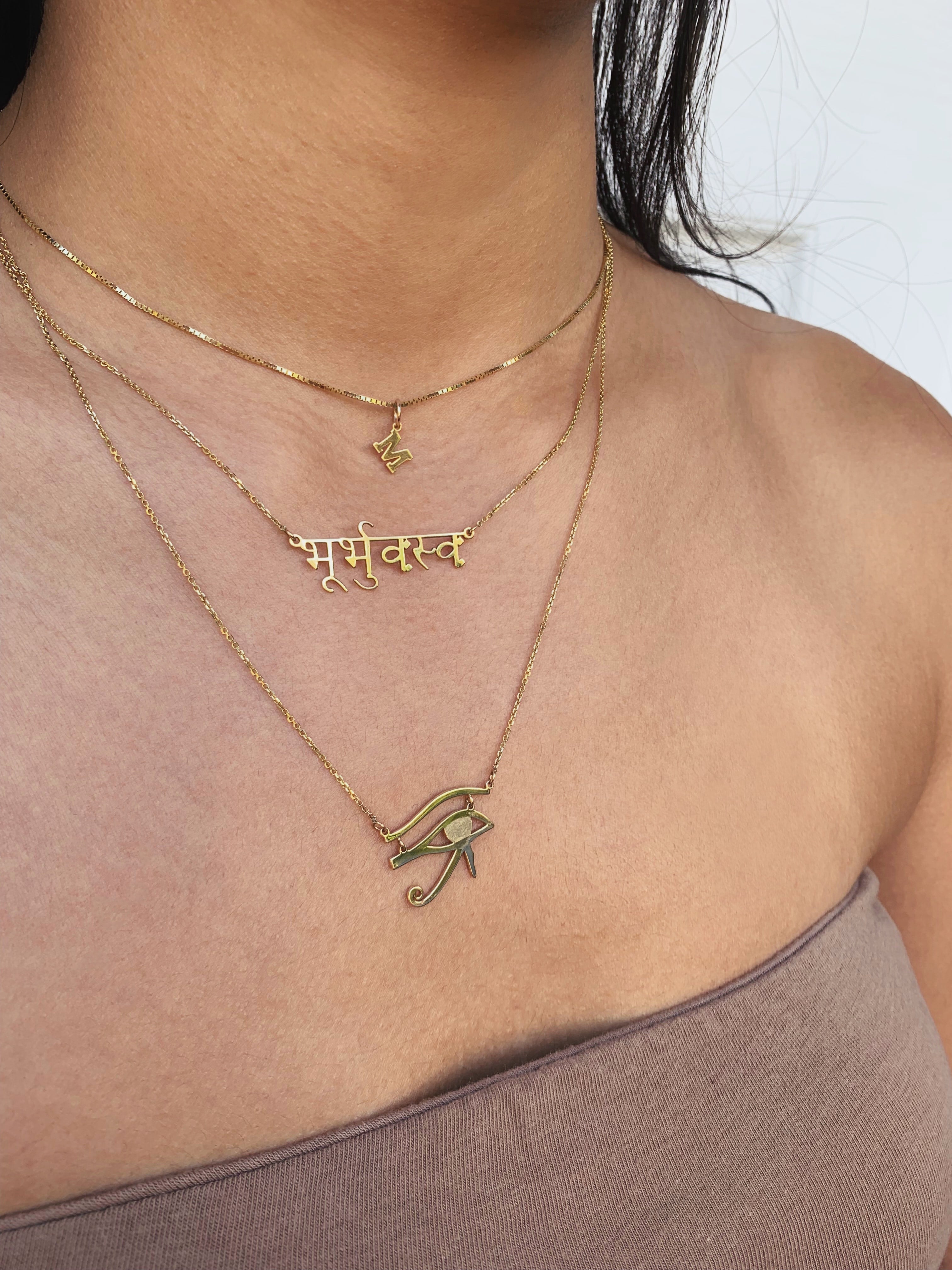 Dainty Custom Initial Necklace