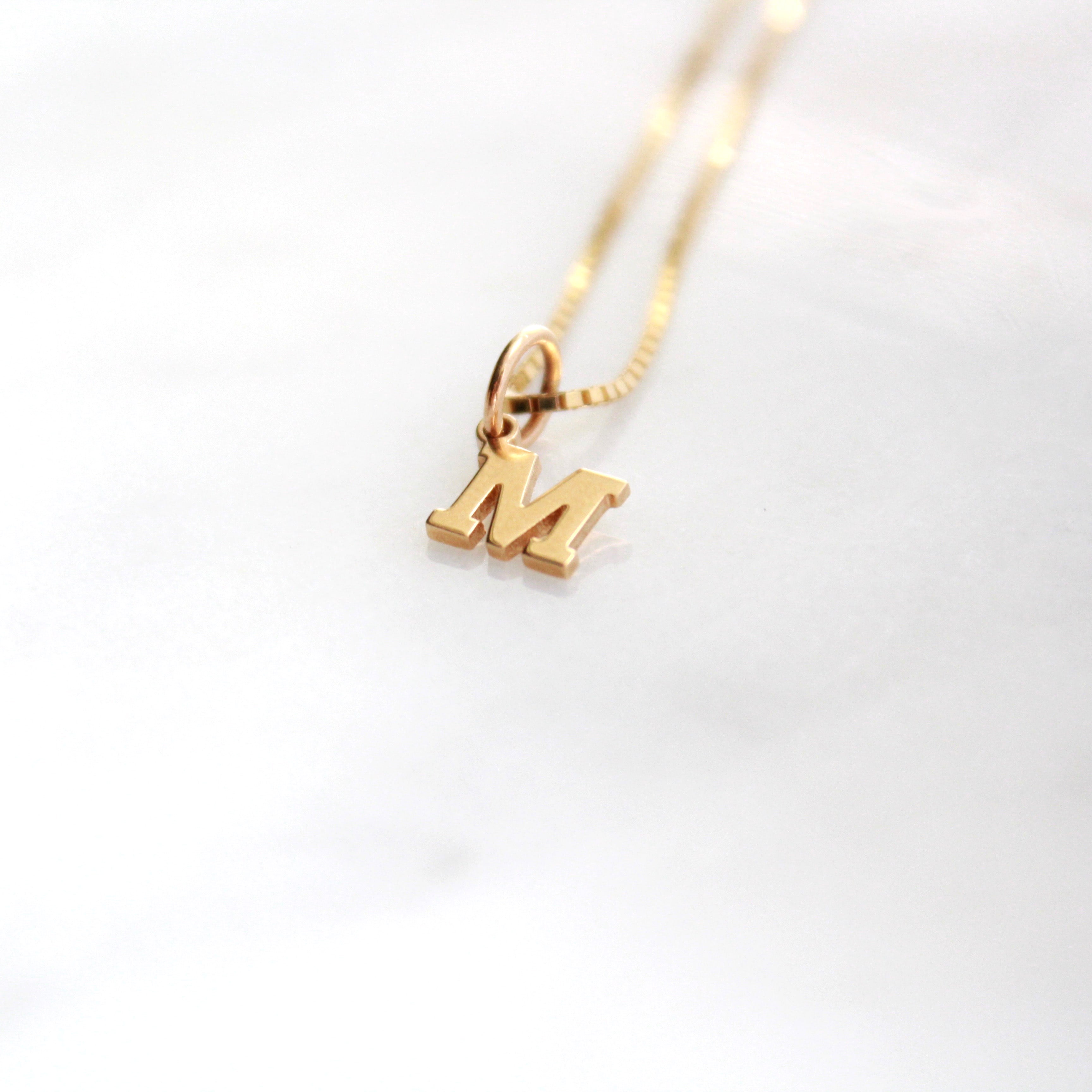 Dainty Custom Initial Necklace