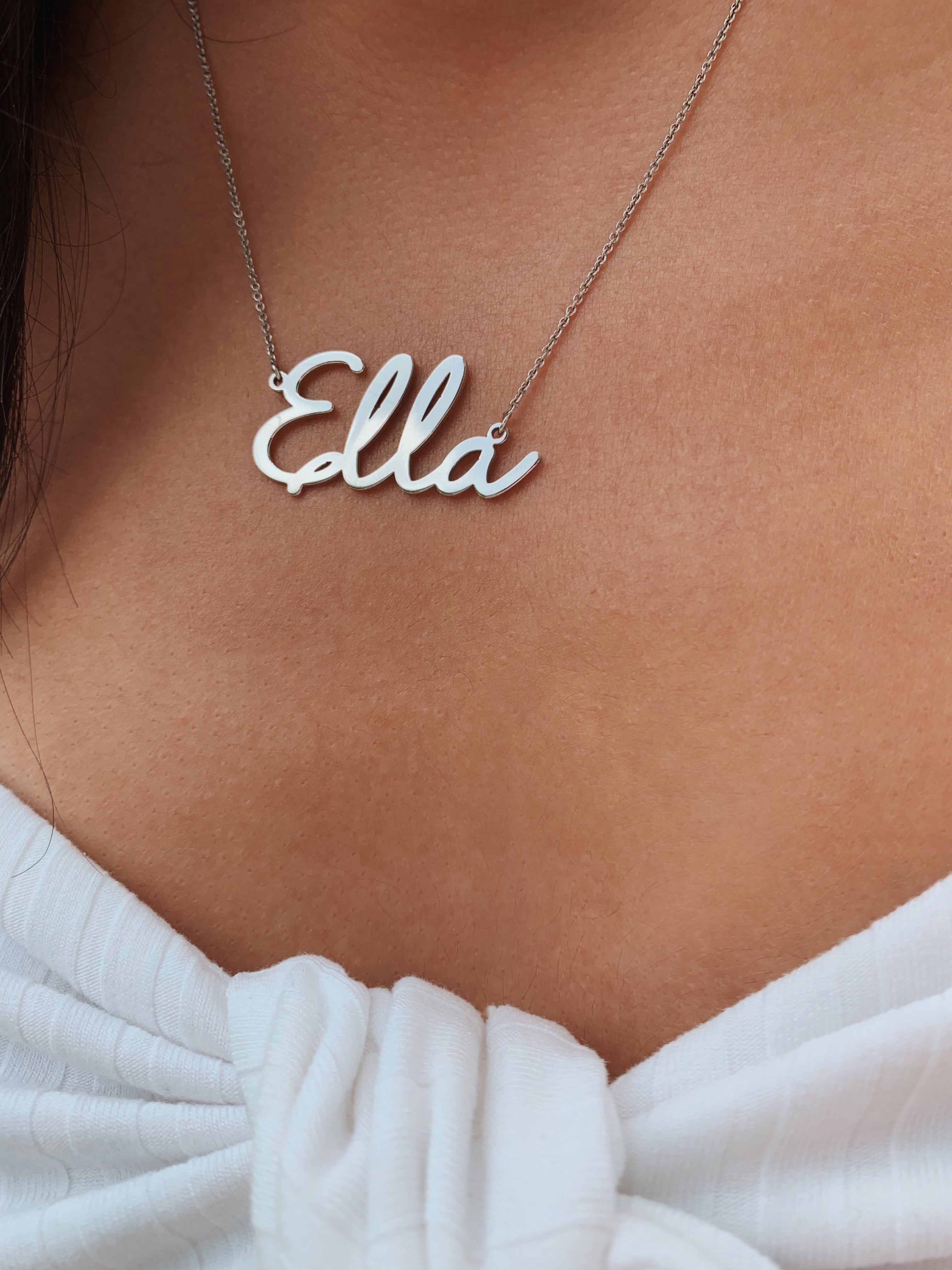 Script Name Necklace