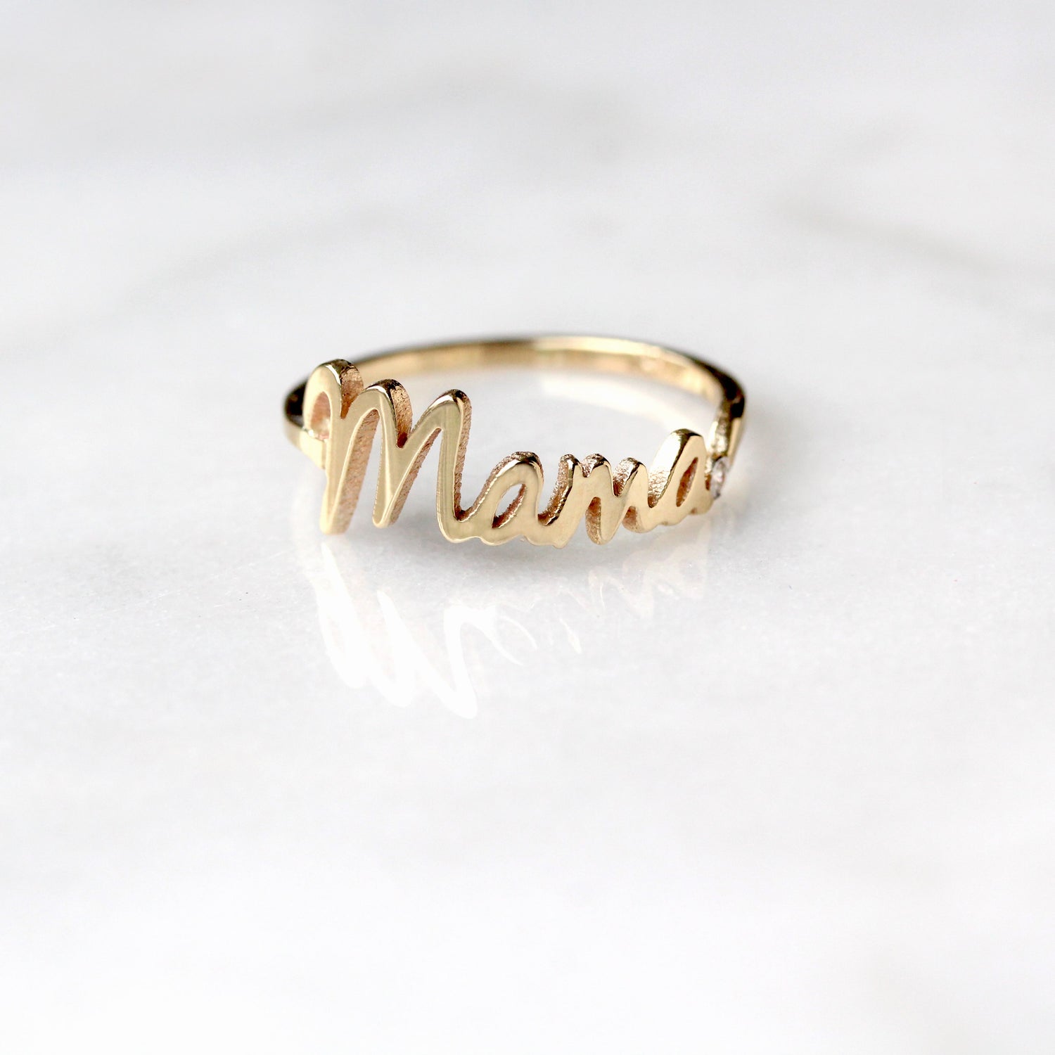 Mama Diamond Ring