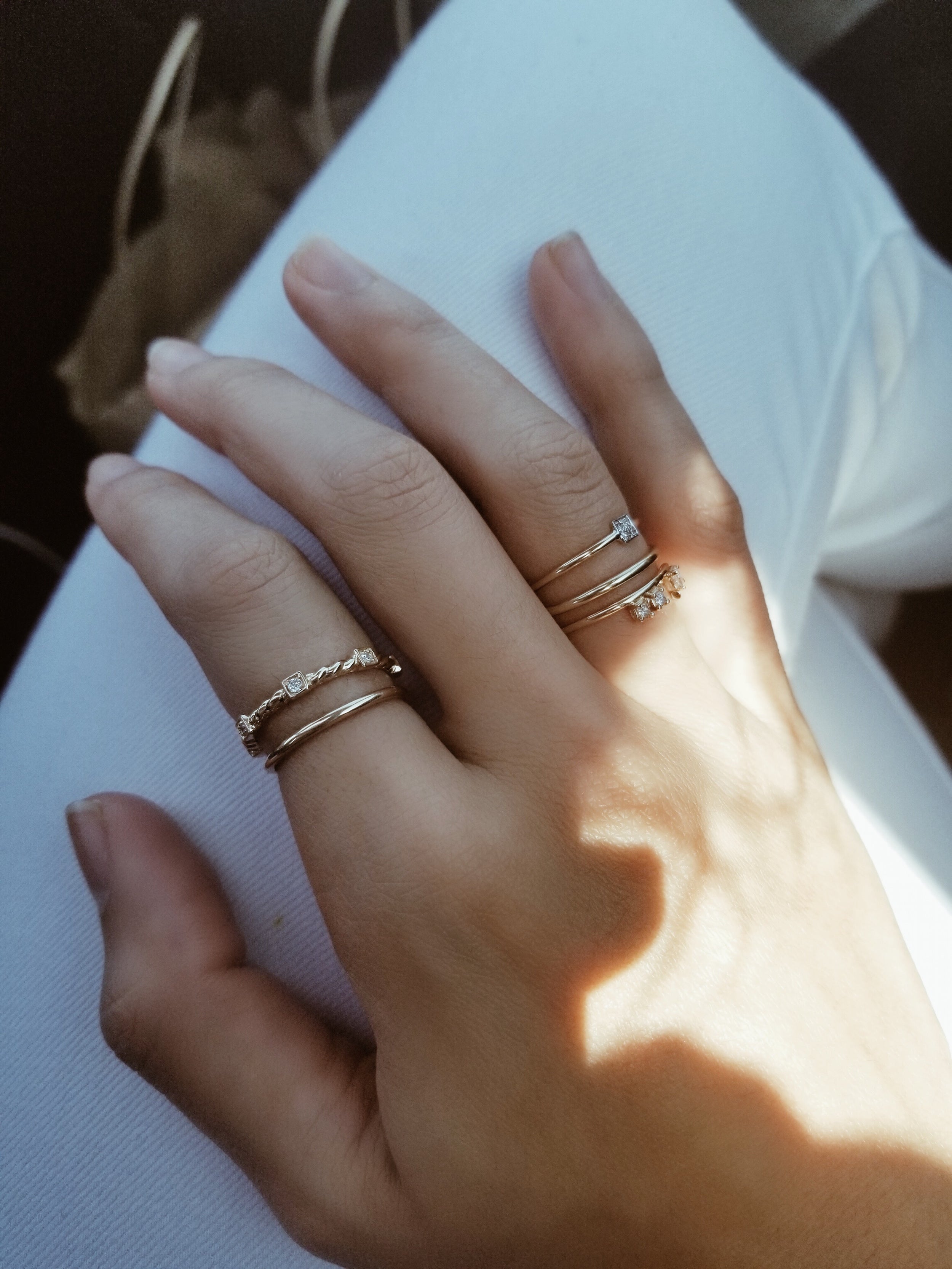 Stackable Diamond Ring