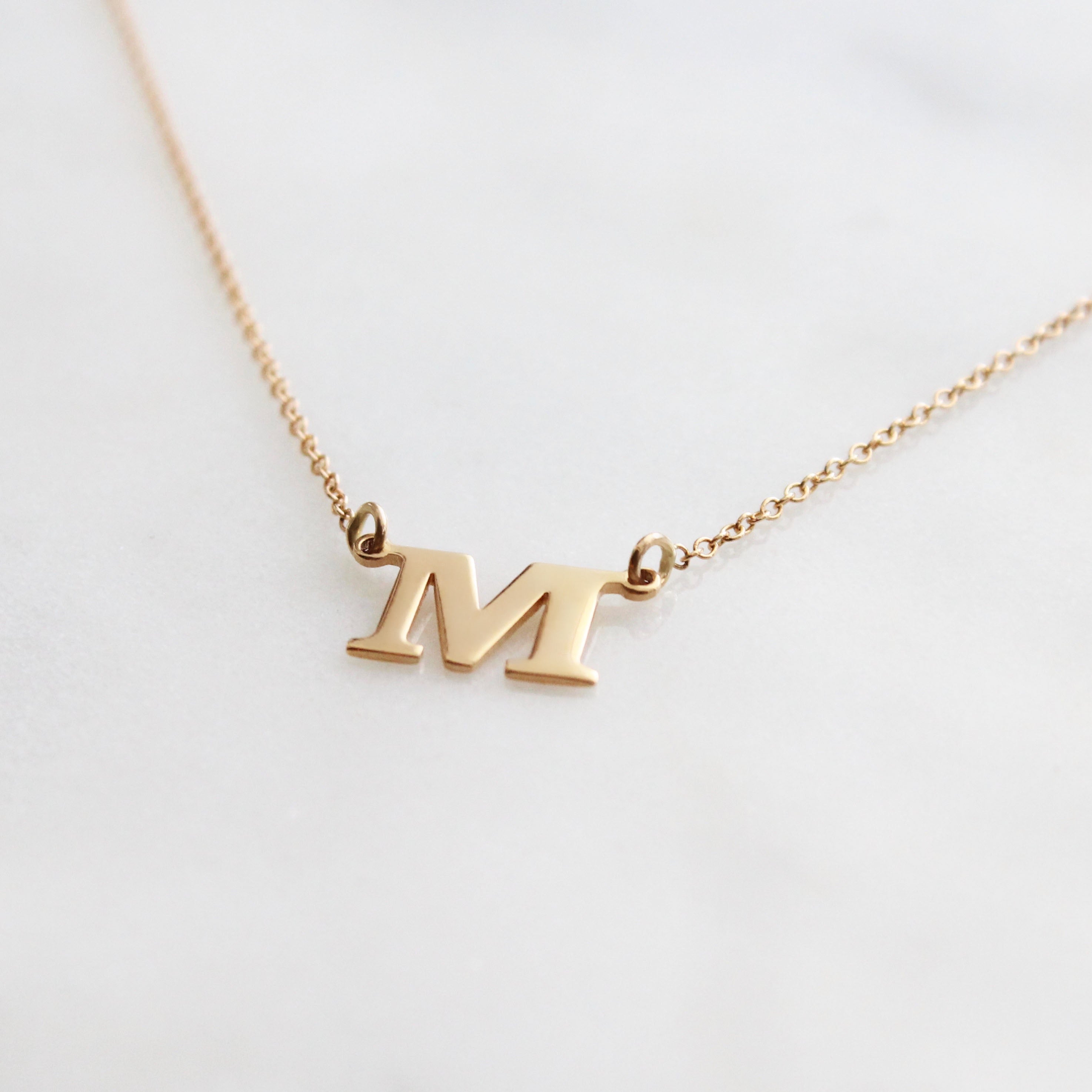 Kimiya Jewelers Initial Necklace