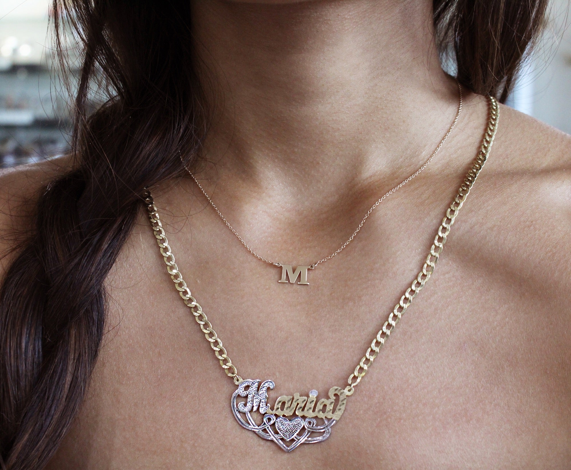 Kimiya Jewelers Initial Necklace