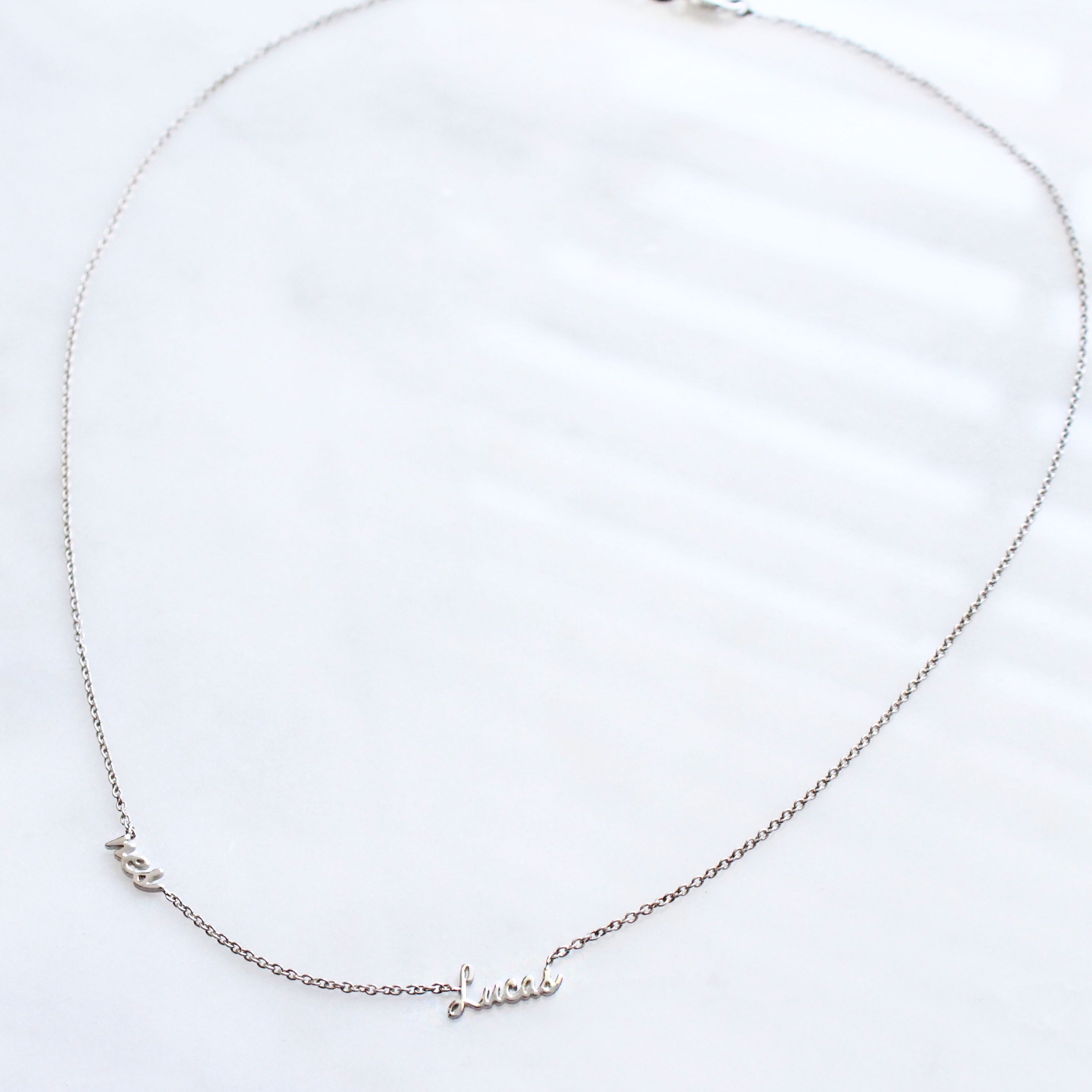 Kimiya Jewelers Double Name Necklace